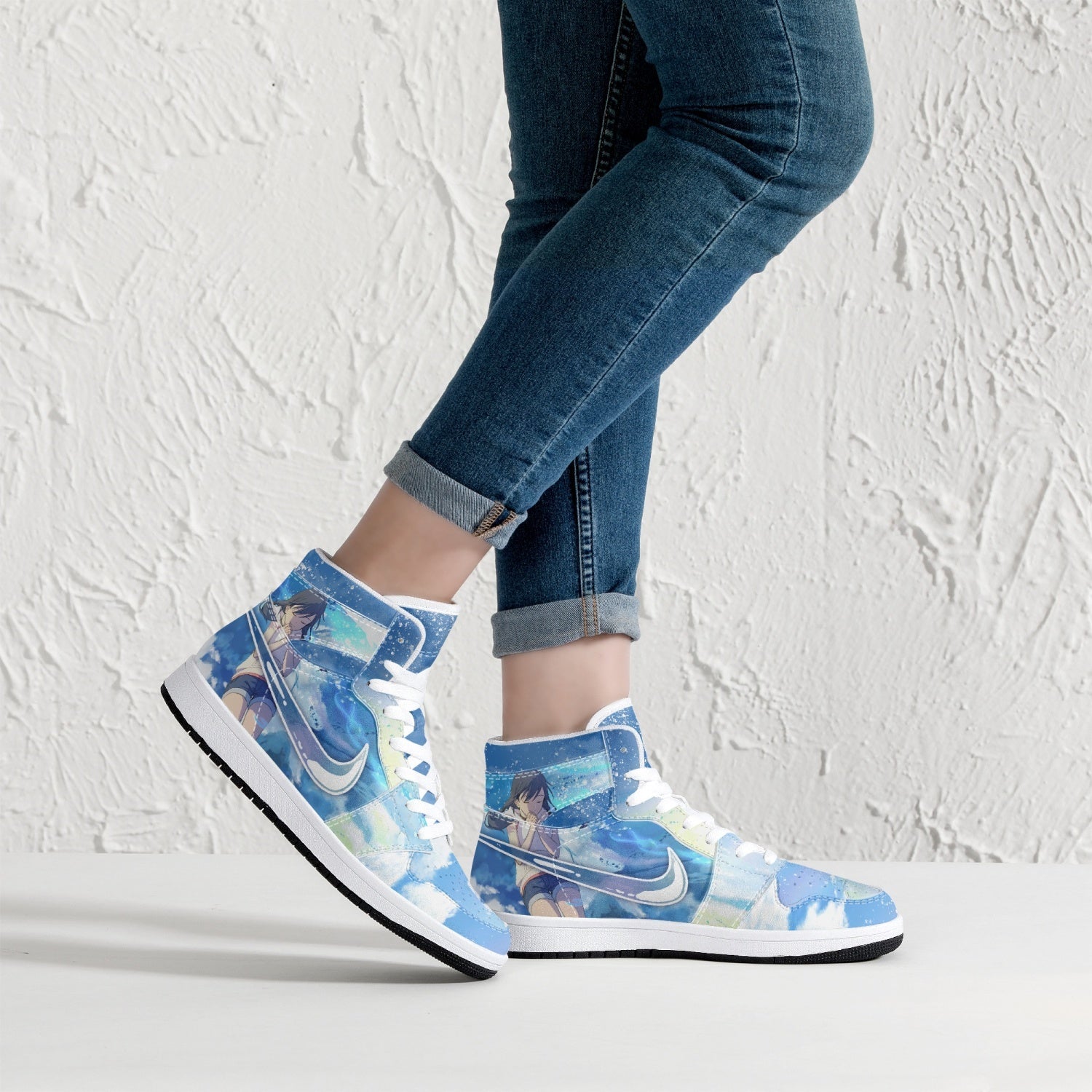Hina Amano and Hodaka Morishima Weathering with You Mid 1 Basketball Shoes