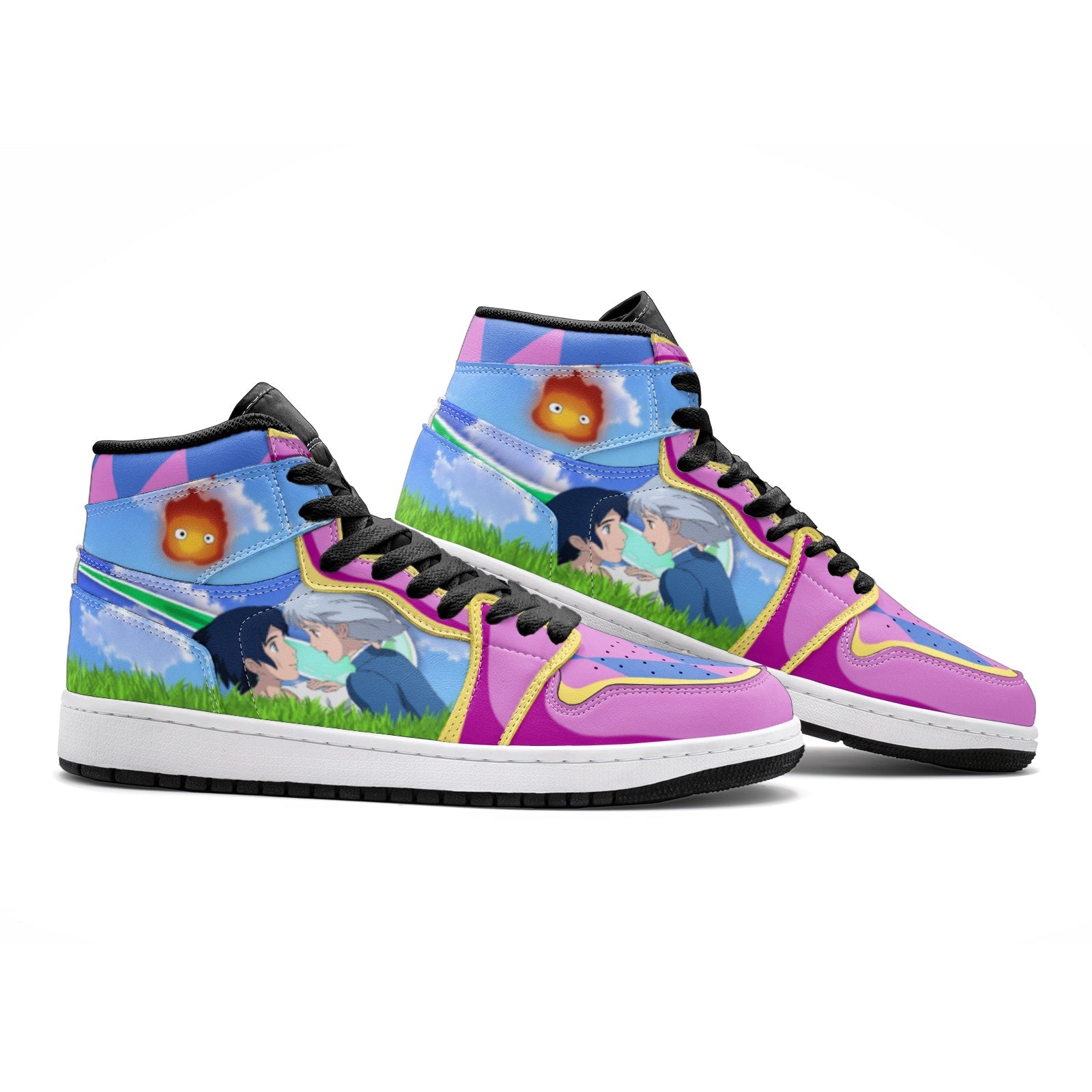 Howl and Sophie Howl's Moving Castle Mid 1 Basketball Shoes