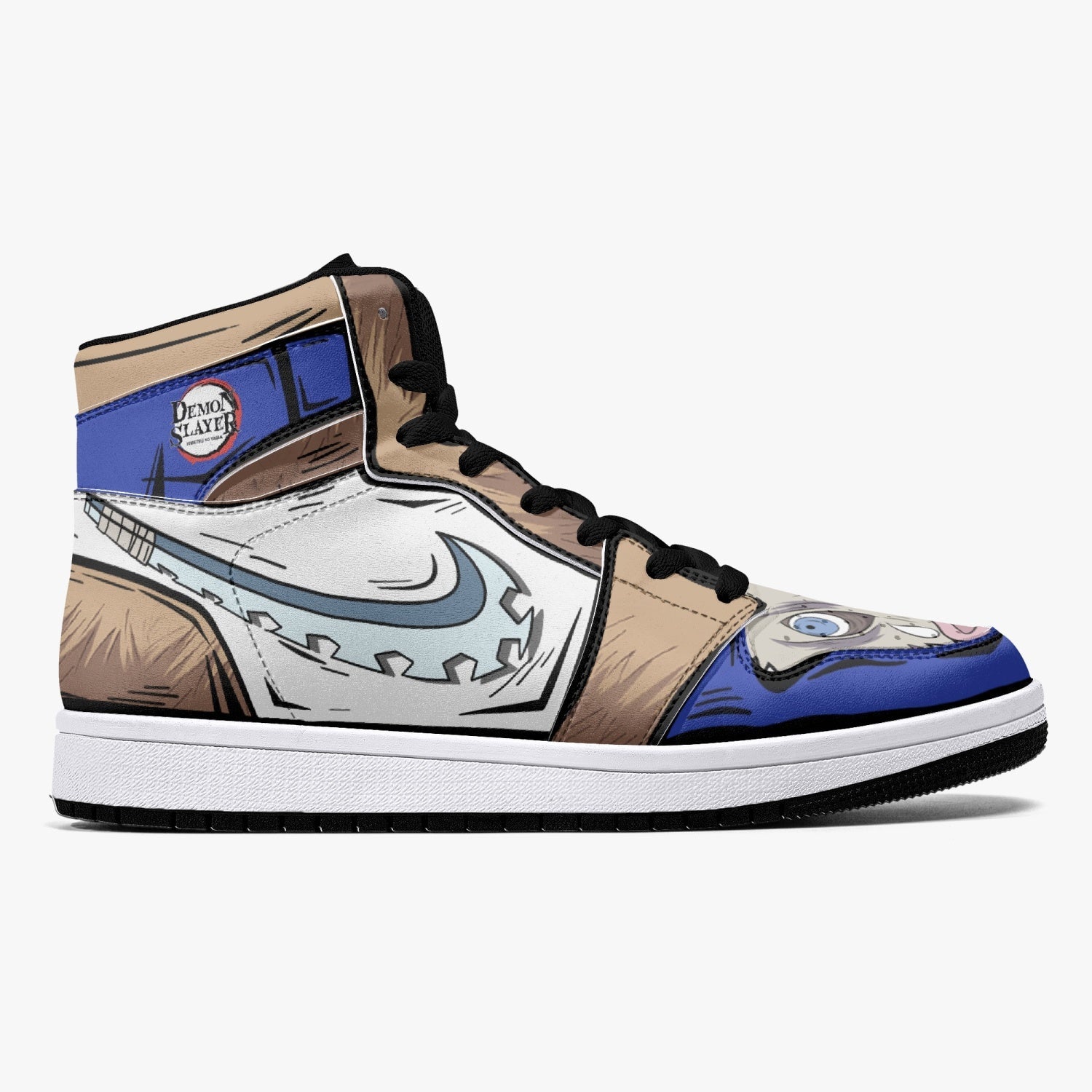 Inosuke Hashibira Demon Slayer Mid 1 Basketball Shoes