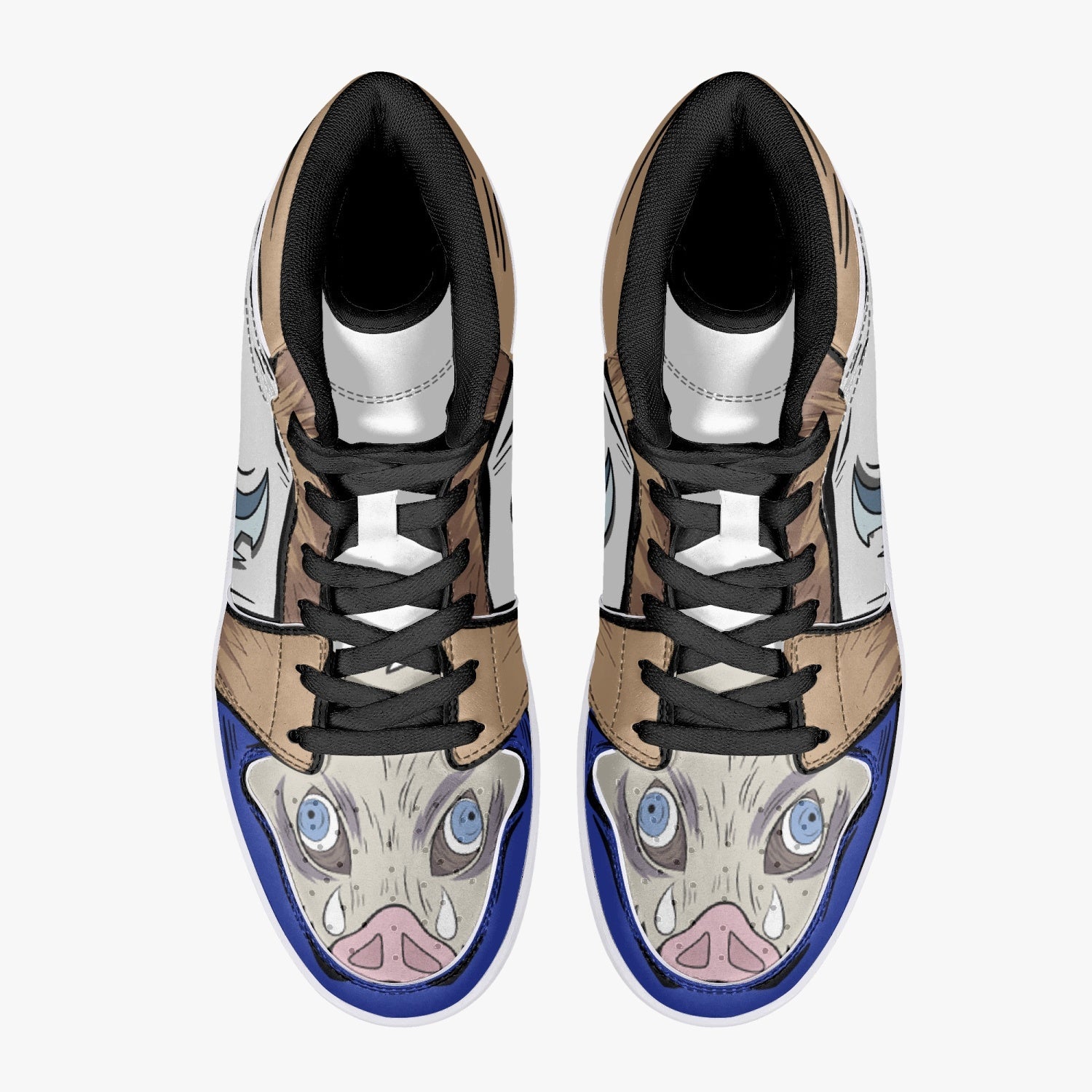 Inosuke Hashibira Demon Slayer Mid 1 Basketball Shoes