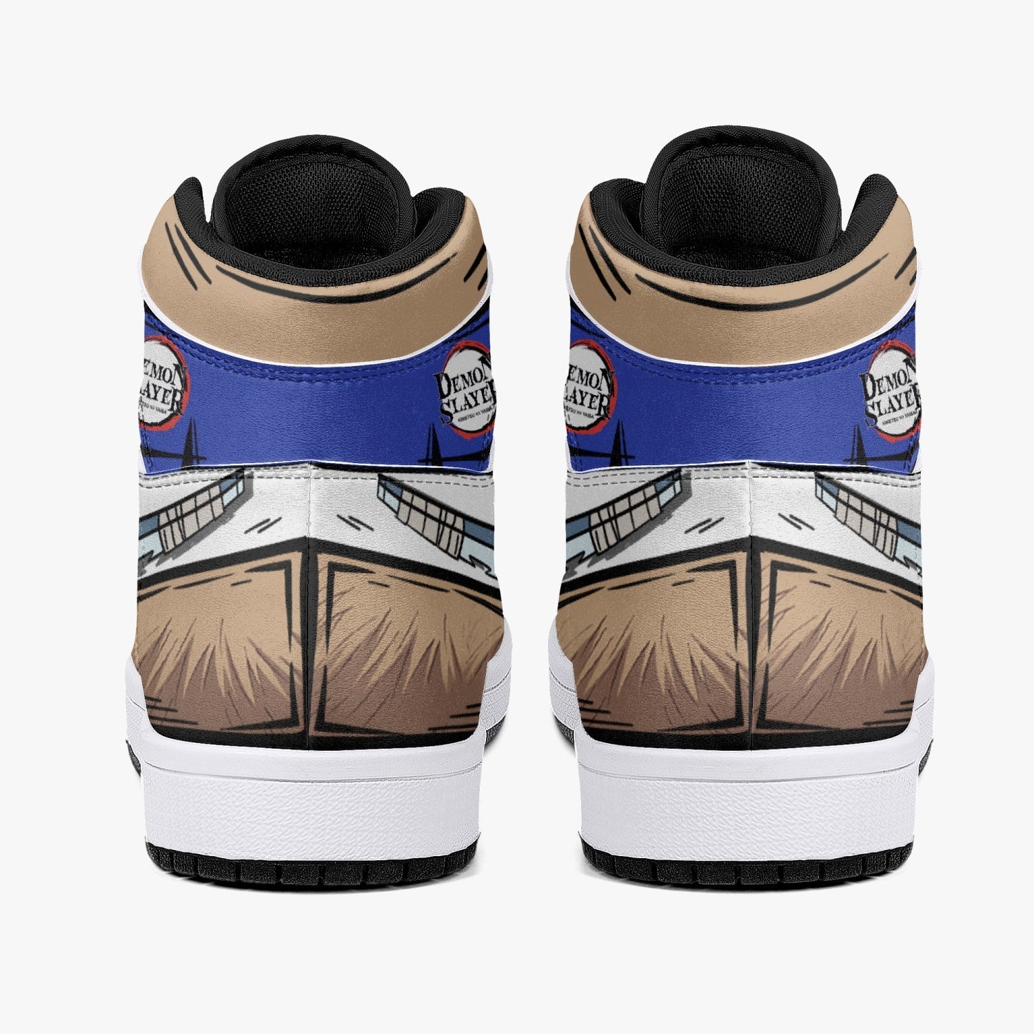 Inosuke Hashibira Demon Slayer Mid 1 Basketball Shoes