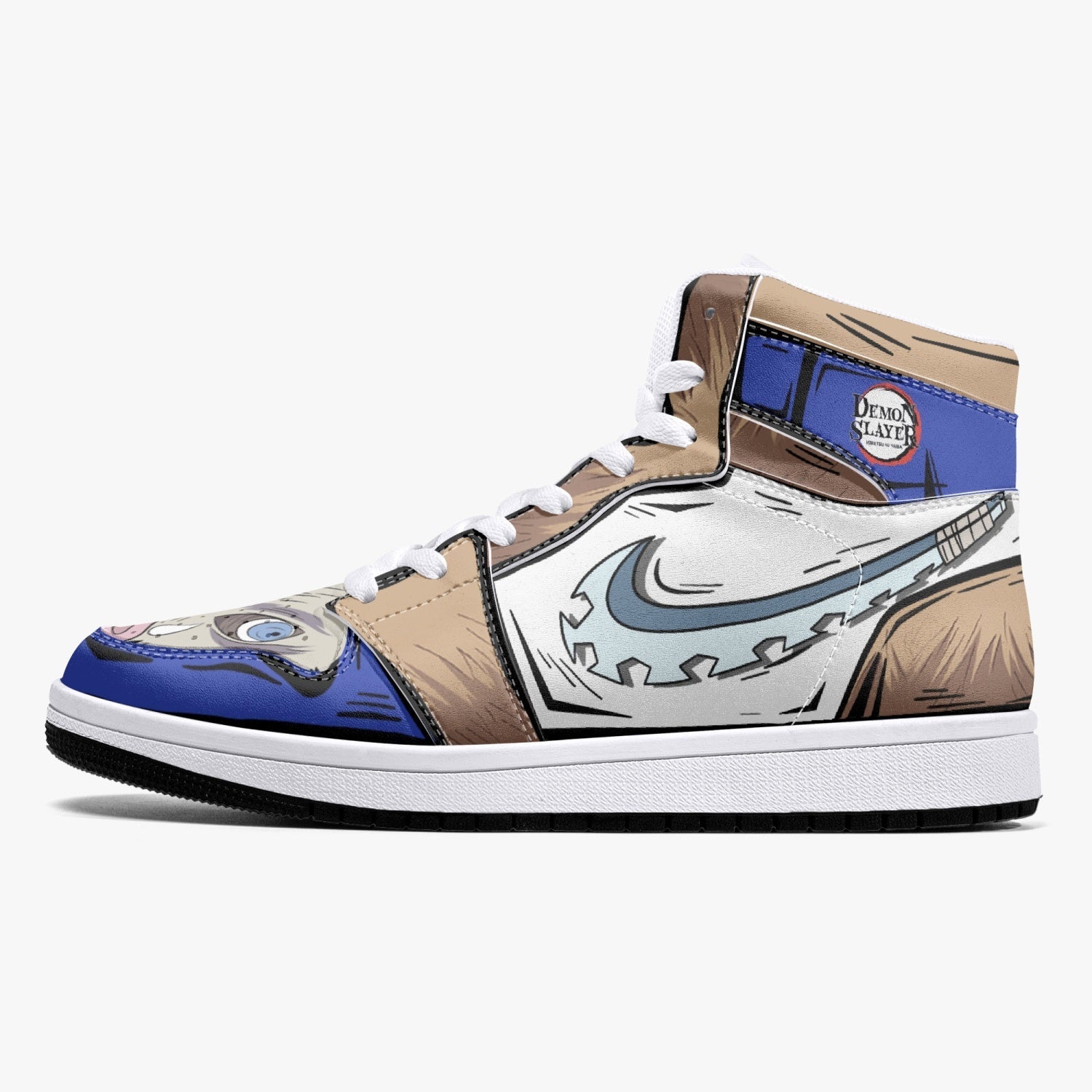 Inosuke Hashibira Demon Slayer Mid 1 Basketball Shoes