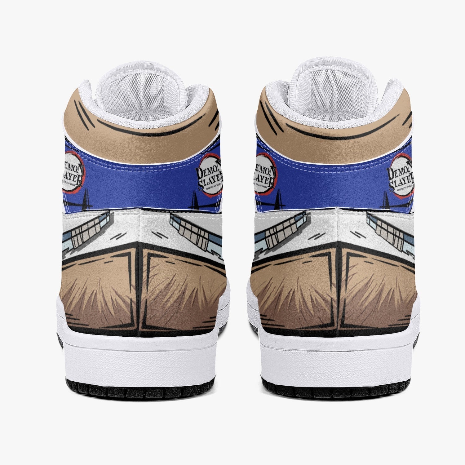 Inosuke Hashibira Demon Slayer Mid 1 Basketball Shoes