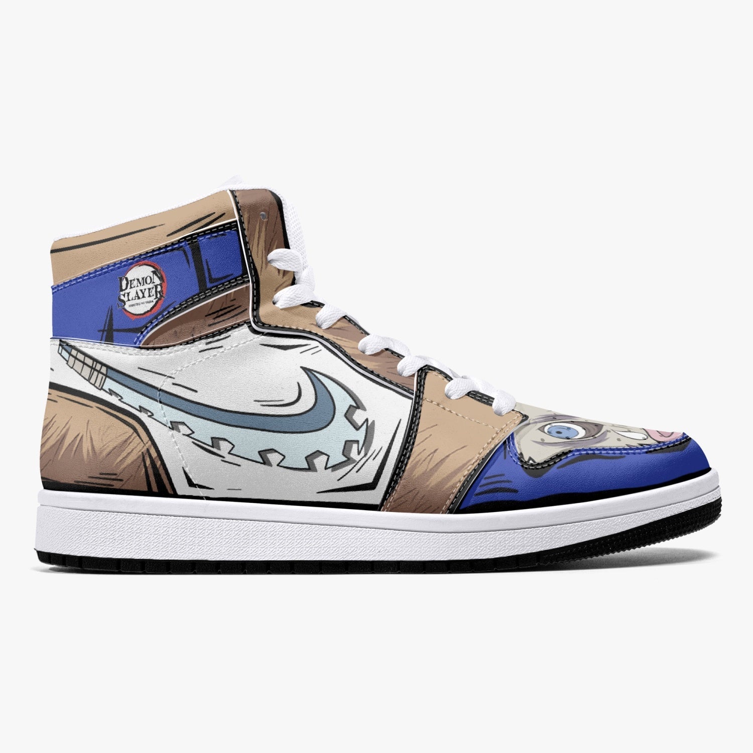 Inosuke Hashibira Demon Slayer Mid 1 Basketball Shoes