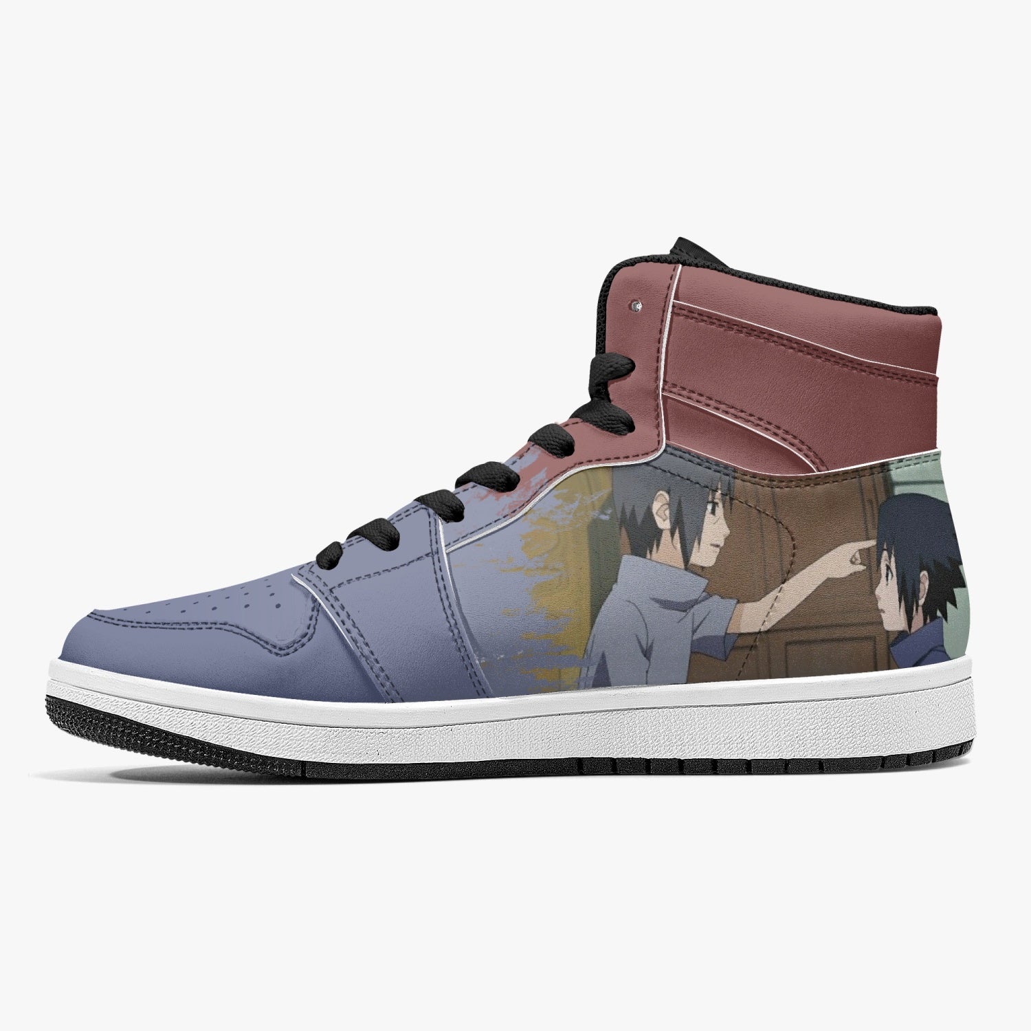 Itachi and Sasuke Clan Ninja Mid 1 Basketball Shoes