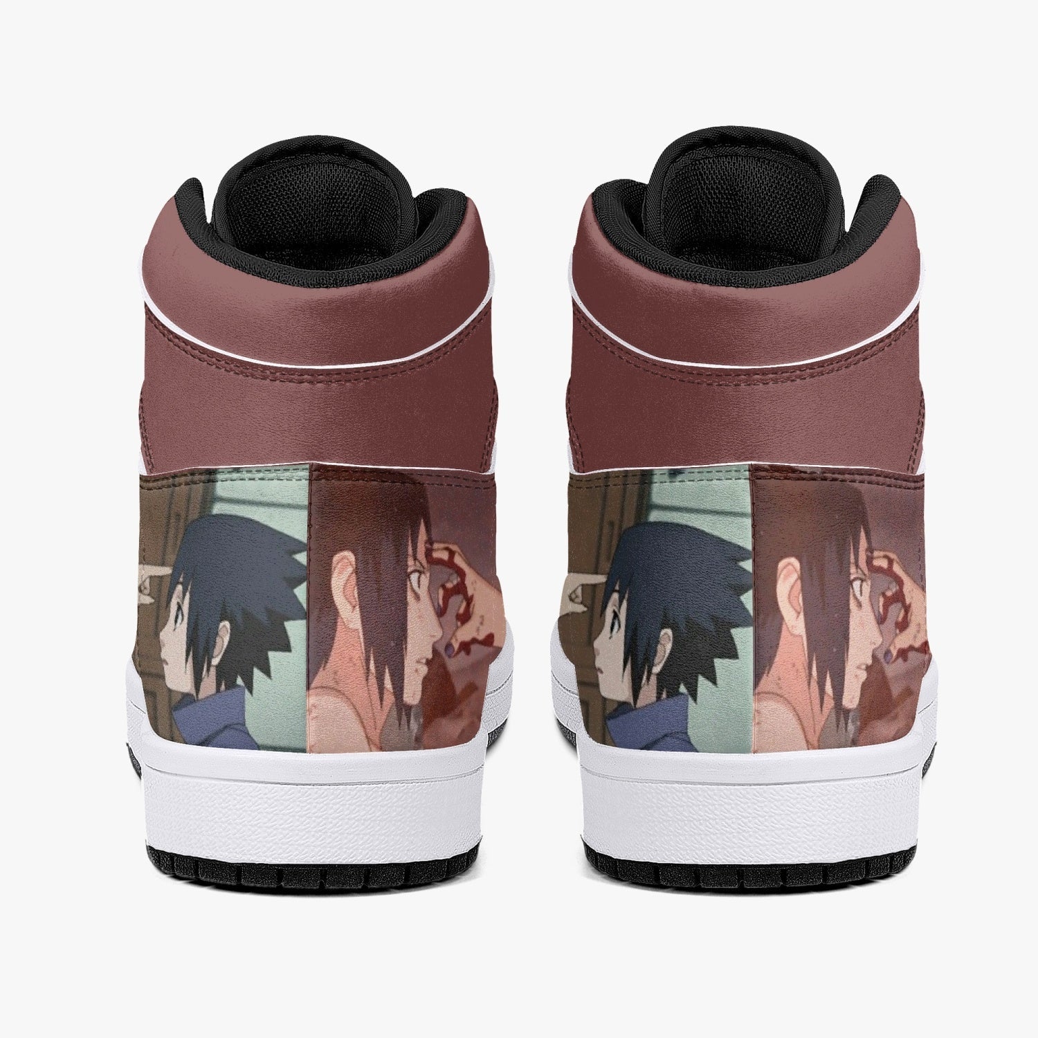 Itachi and Sasuke Clan Ninja Mid 1 Basketball Shoes