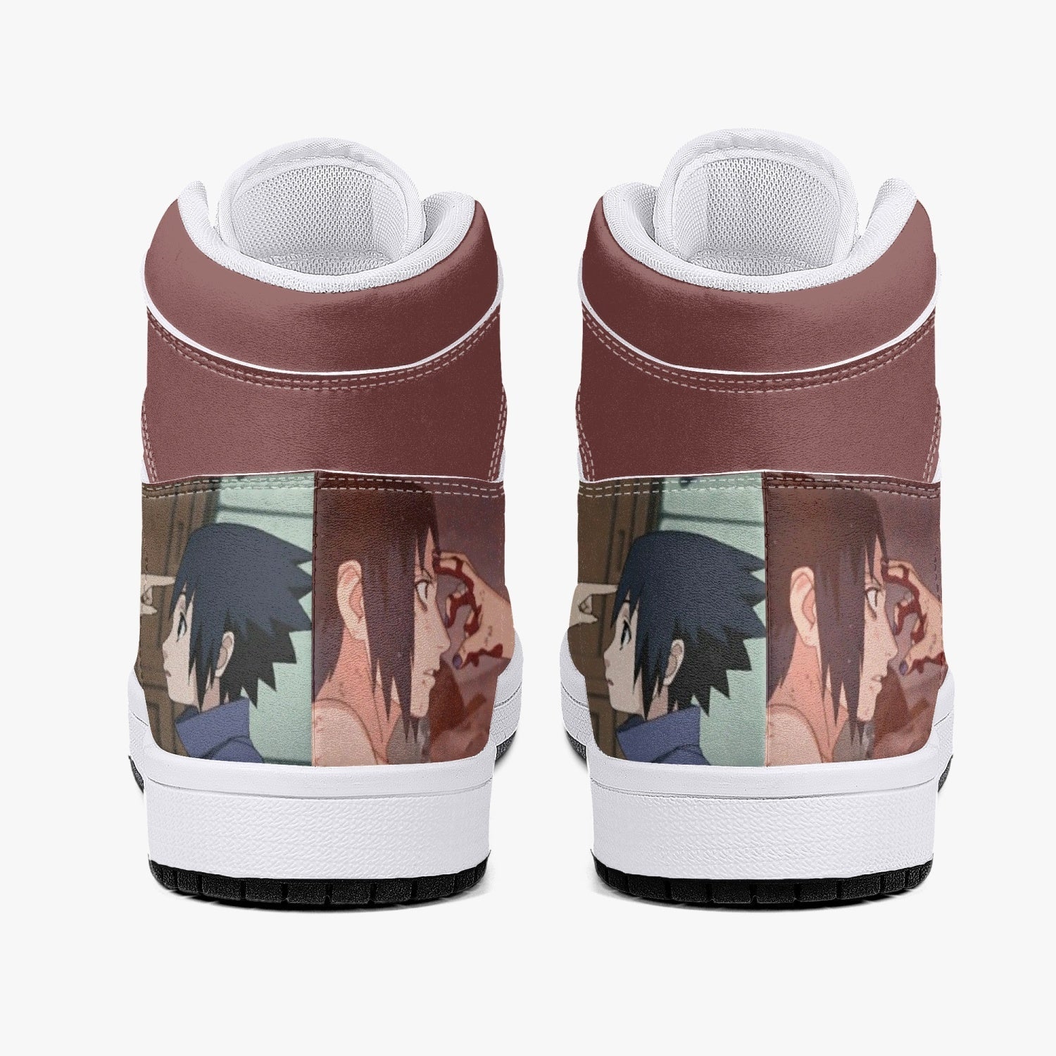 Itachi and Sasuke Clan Ninja Mid 1 Basketball Shoes