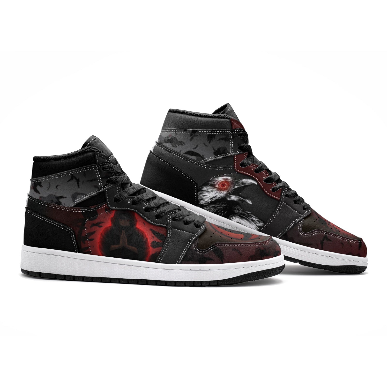 Itachi Uchicha Naruto Mid 1 Basketball Shoes