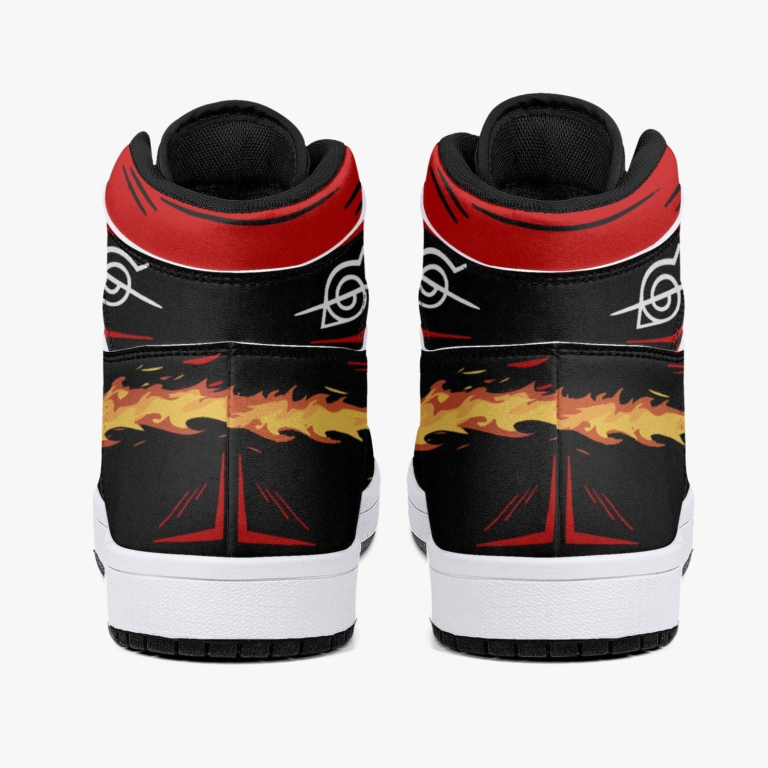 Itachi Uchiha Fireball Akatsuki Mid 1 Basketball Shoes