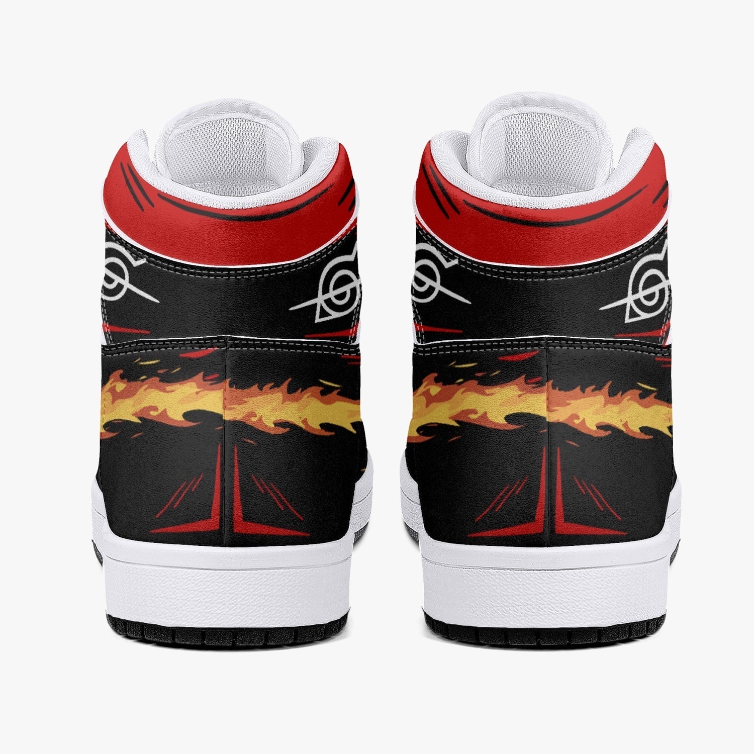 Itachi Uchiha Fireball Akatsuki Mid 1 Basketball Shoes