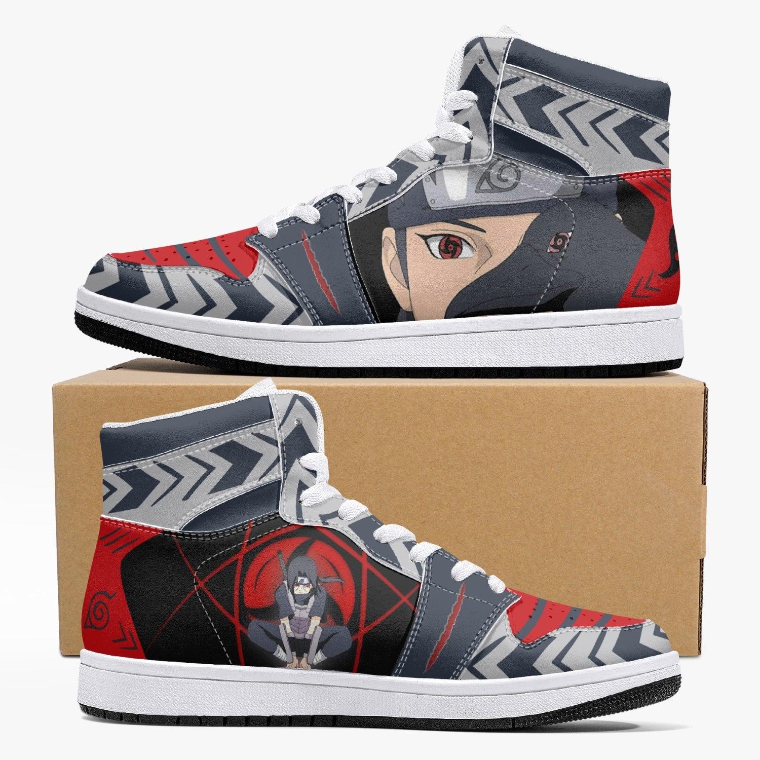 Itachi Uchiha Naruto Mid 1 Basketball Shoes