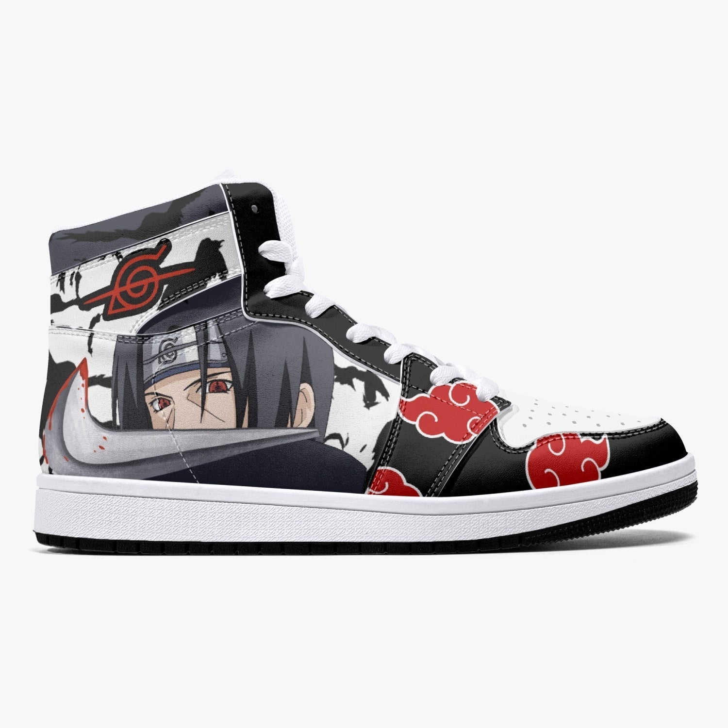 Itachi Uchiha V2 Naruto Mid 1 Basketball Shoes