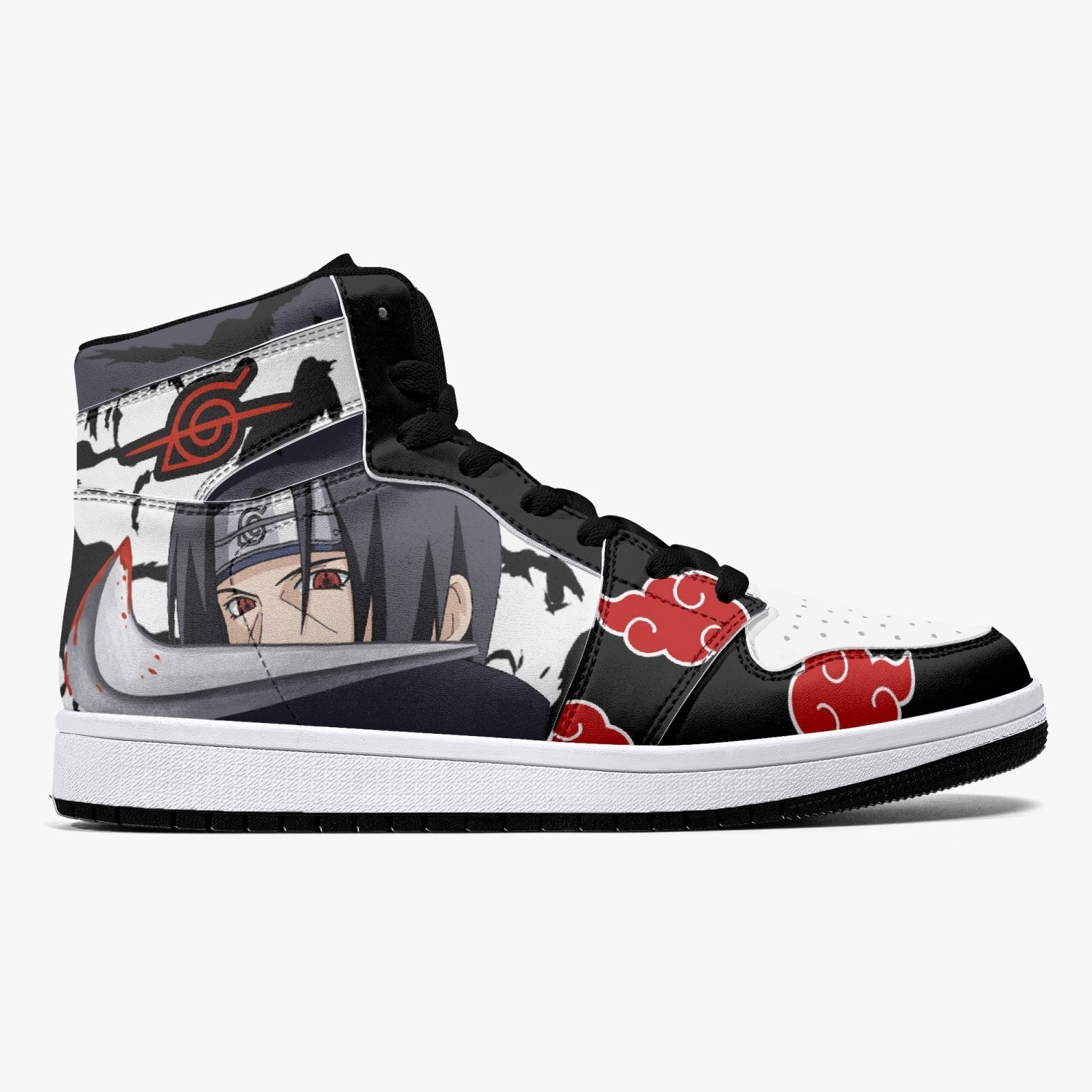 Itachi Uchiha V2 Naruto Mid 1 Basketball Shoes