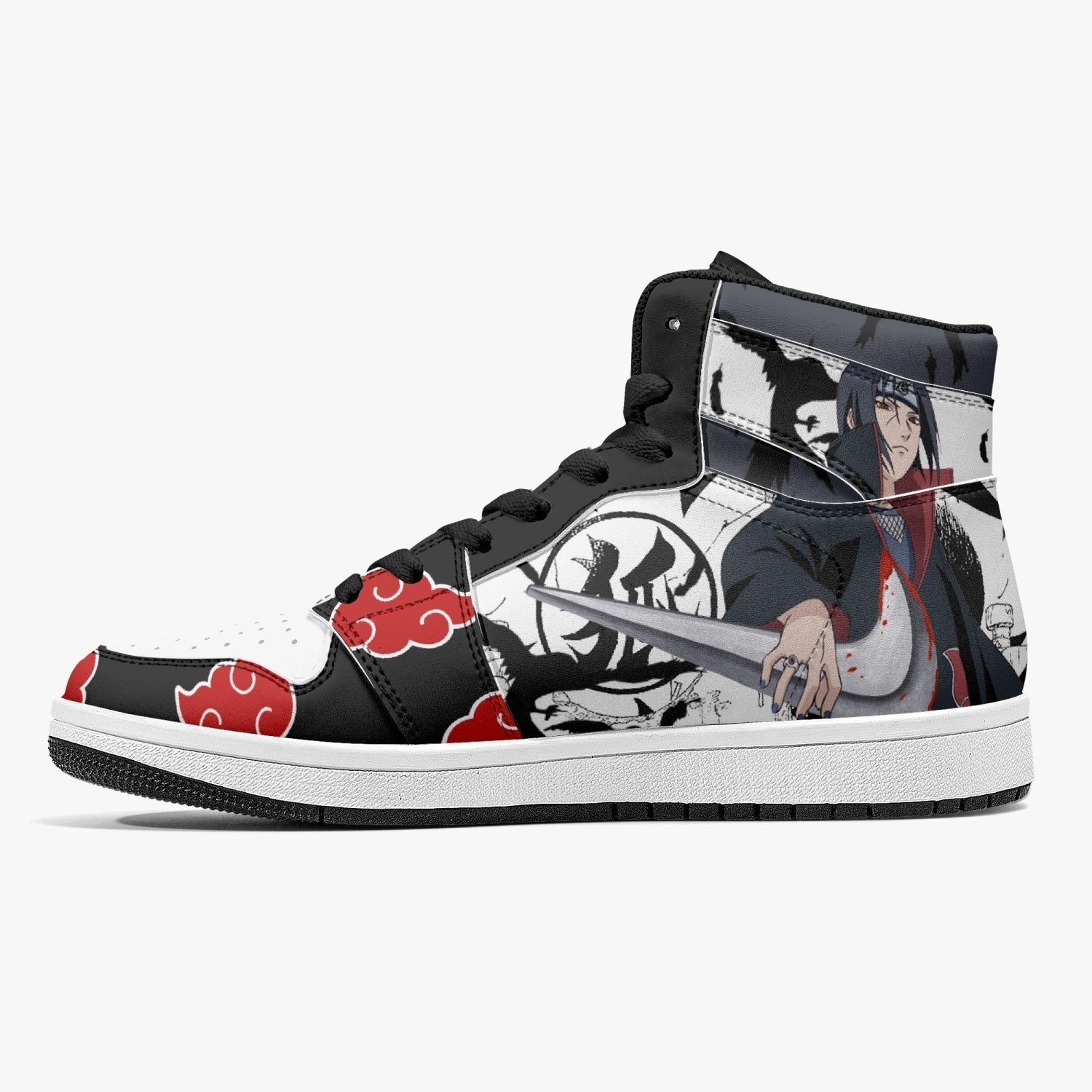 Itachi Uchiha V2 Naruto Mid 1 Basketball Shoes