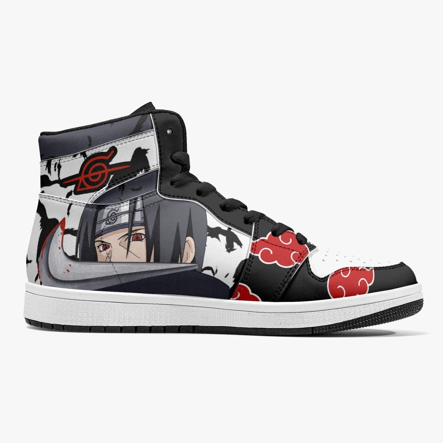 Itachi Uchiha V2 Naruto Mid 1 Basketball Shoes