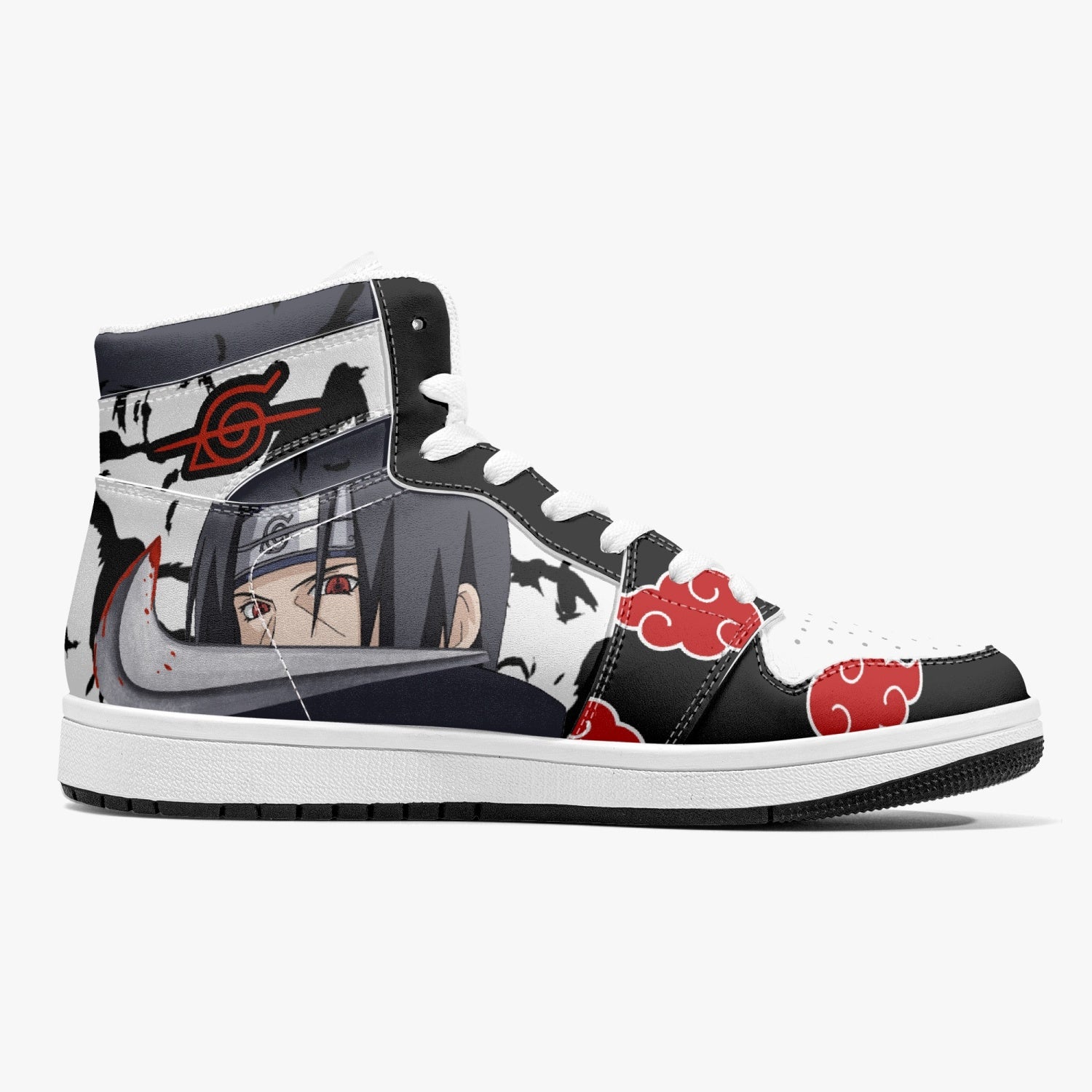 Itachi Uchiha V2 Naruto Mid 1 Basketball Shoes