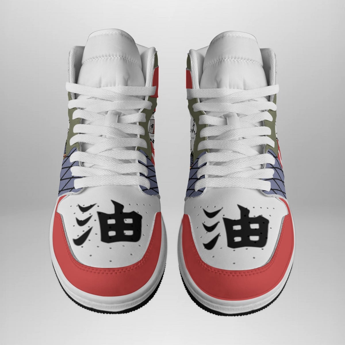 Jiraiya Shippuden Anime-Inspired Basketball Shoes for Fans – Shonen Mid 1 Style