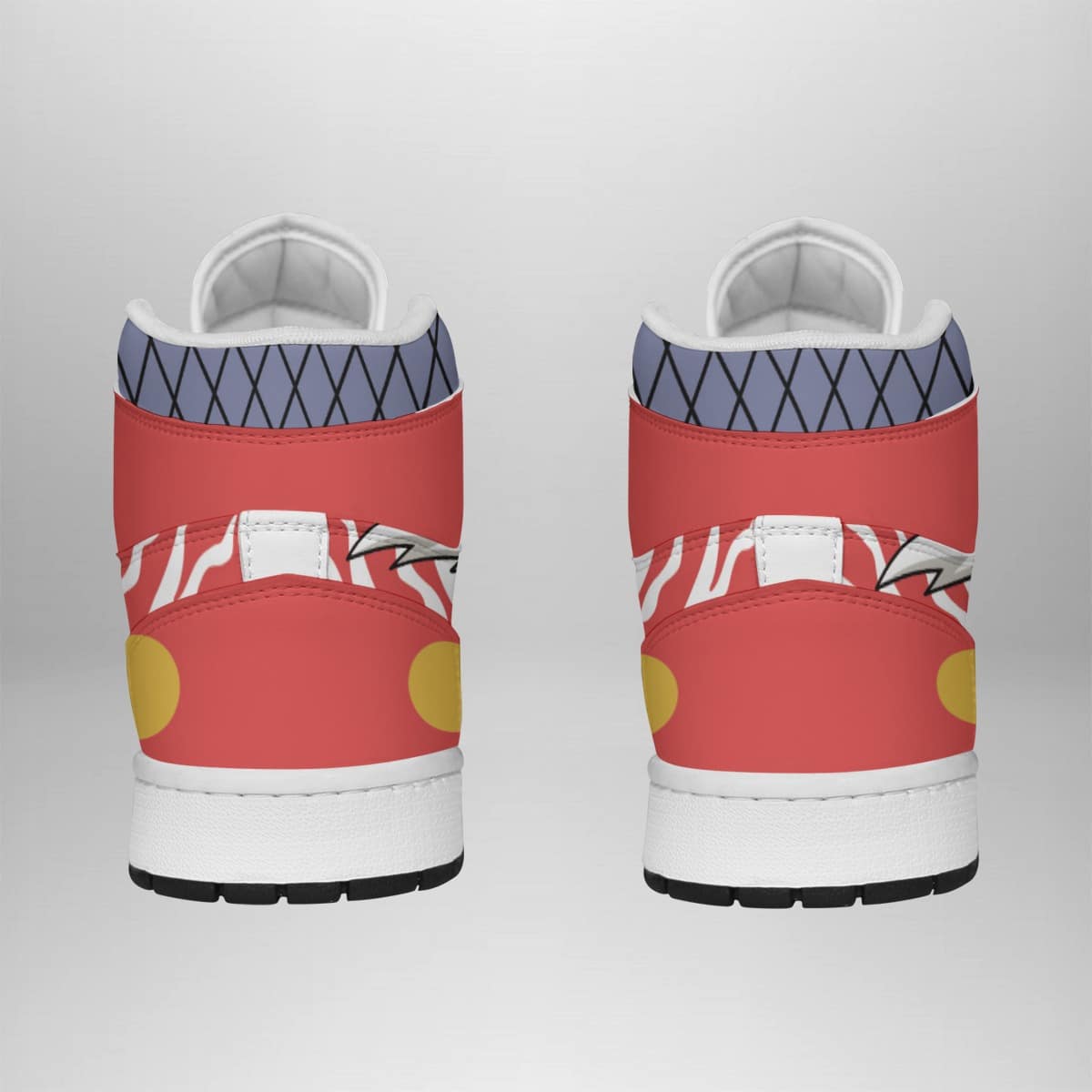 Jiraiya Shippuden Anime-Inspired Basketball Shoes for Fans - Shonen Mid 1 Style