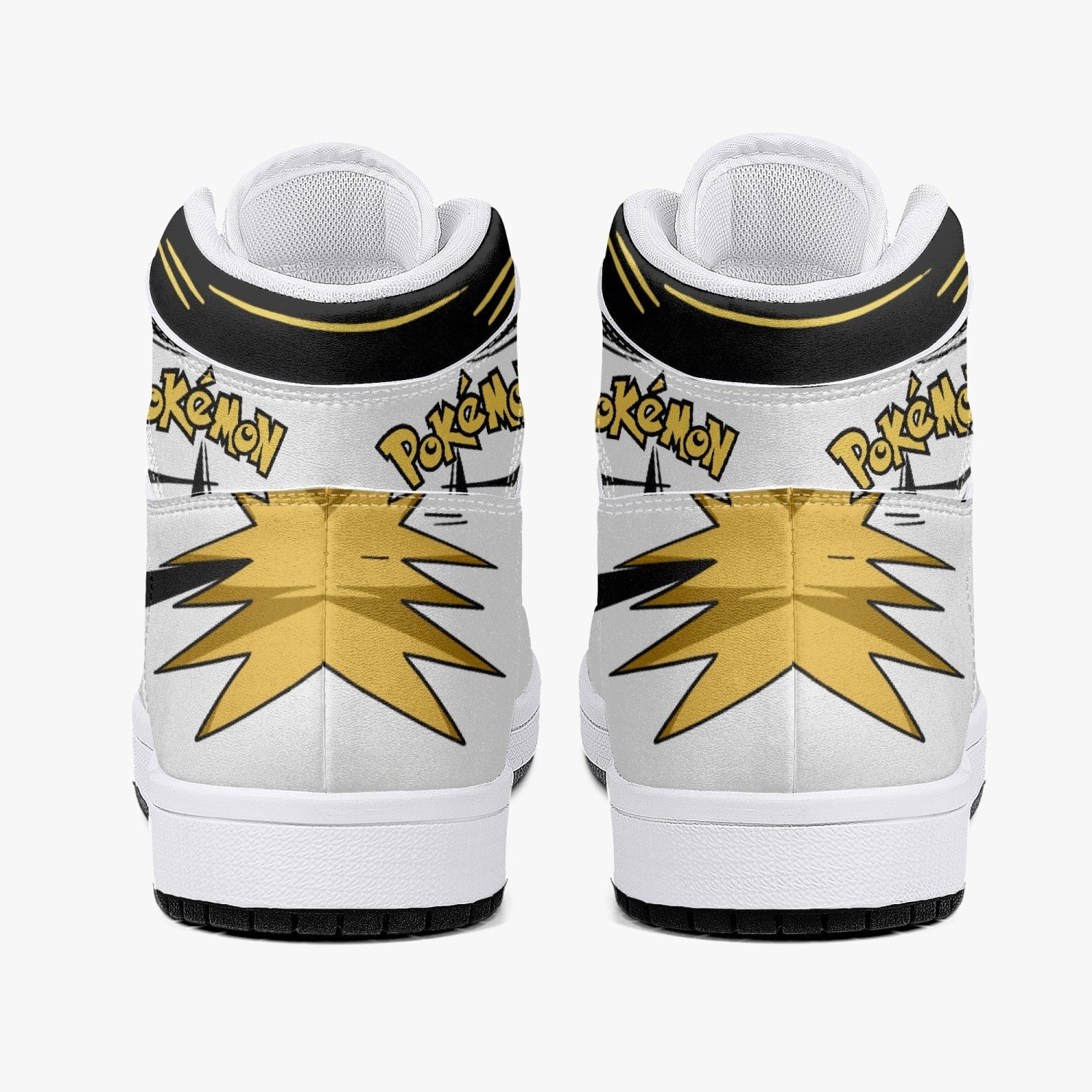Jolteon Pokemon Mid 1 Basketball Shoes