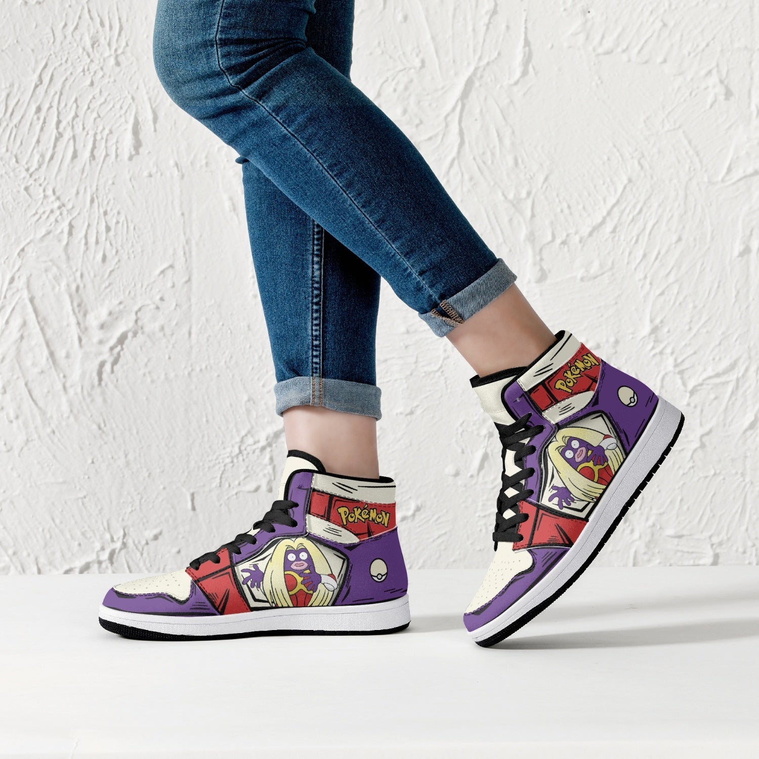 Jynx Pokemon Mid 1 Basketball Shoes