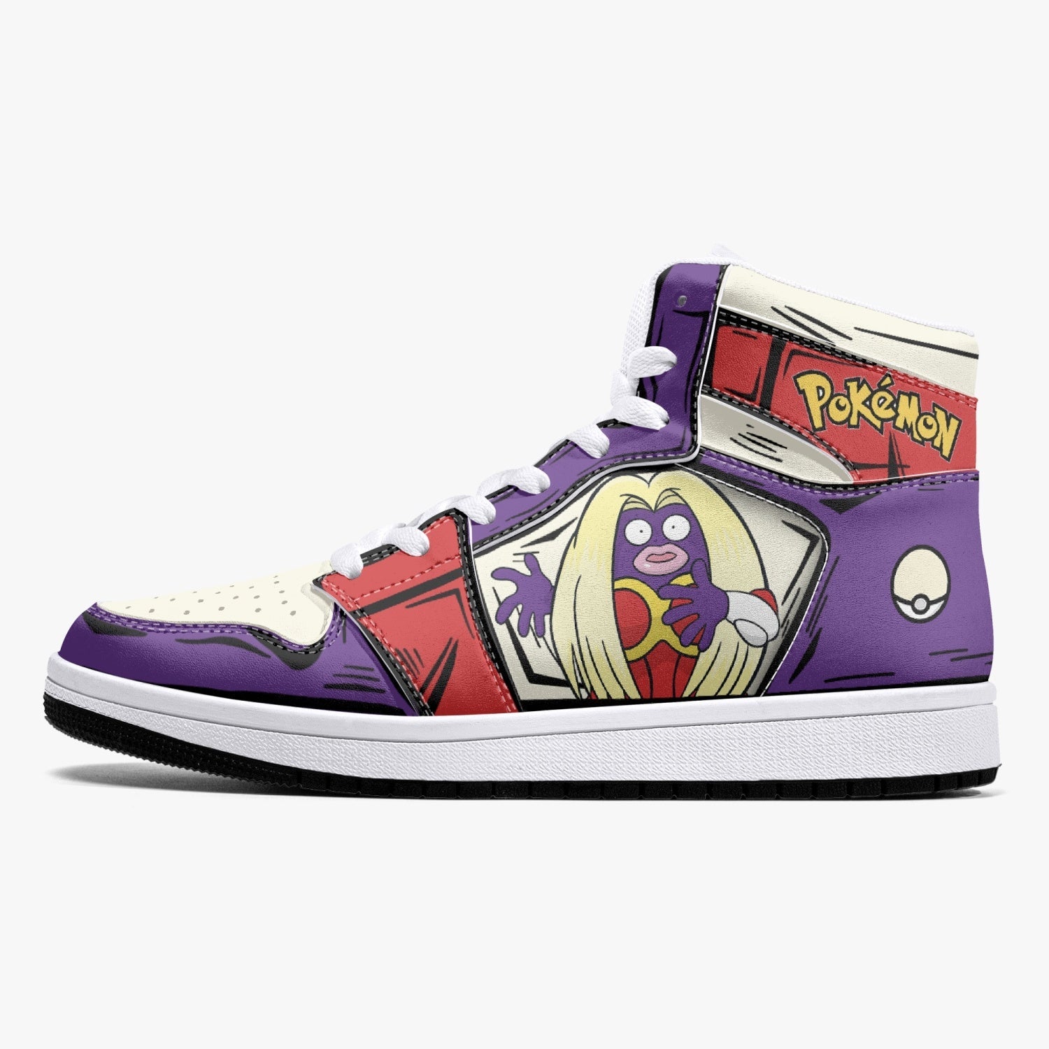 Jynx Pokemon Mid 1 Basketball Shoes