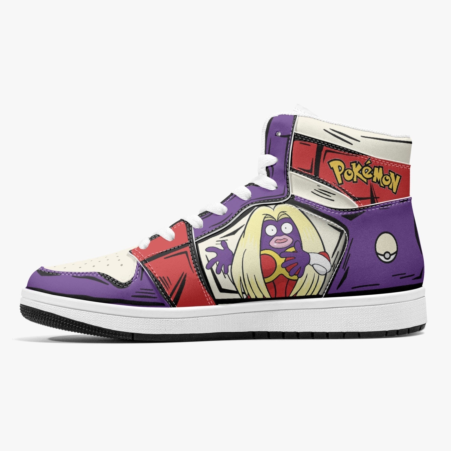 Jynx Pokemon Mid 1 Basketball Shoes