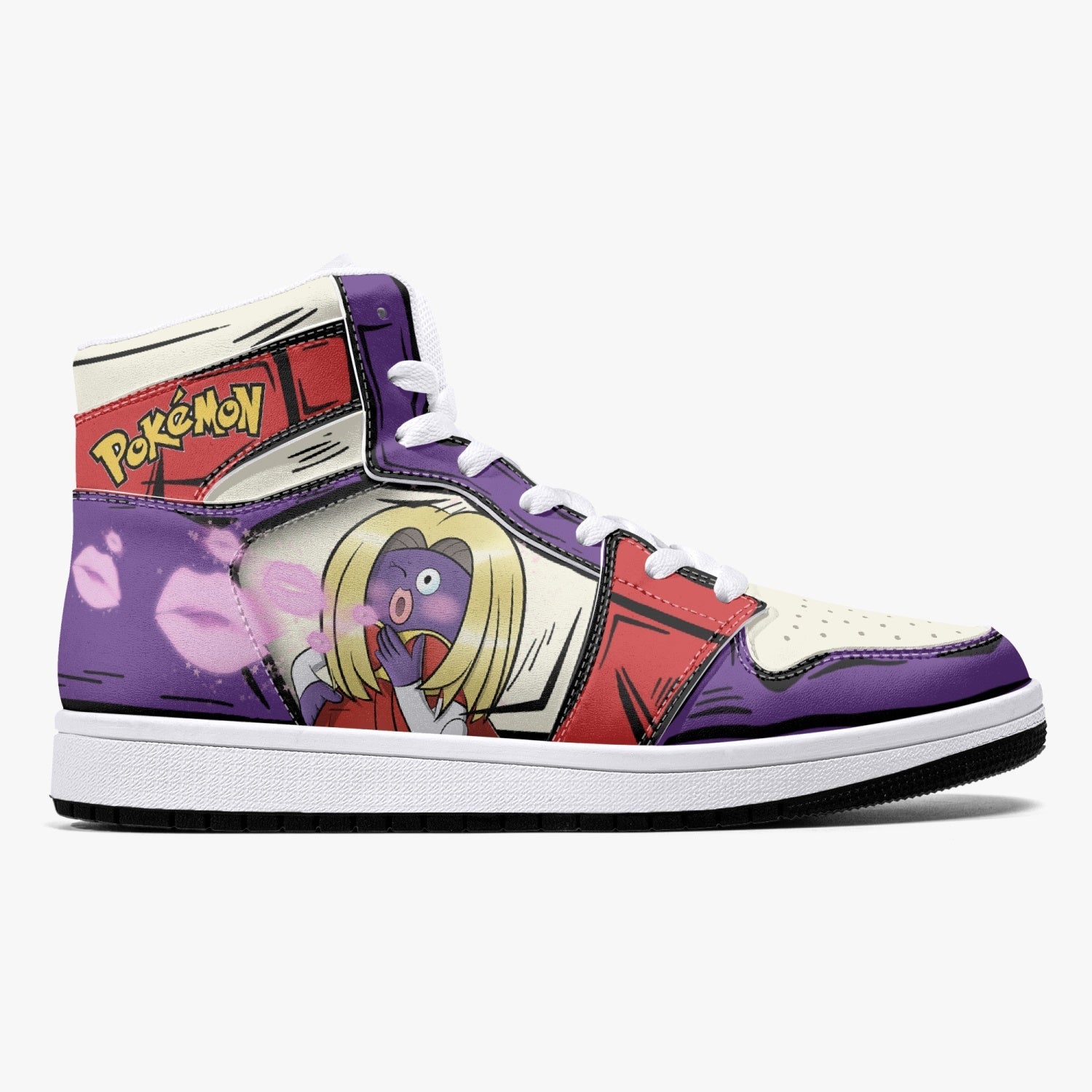 Jynx Pokemon Mid 1 Basketball Shoes