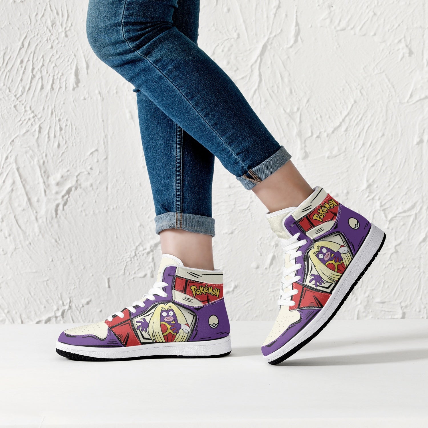 Jynx Pokemon Mid 1 Basketball Shoes