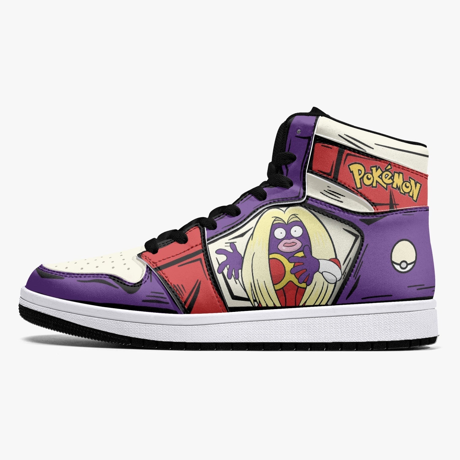 Jynx Pokemon Mid 1 Basketball Shoes