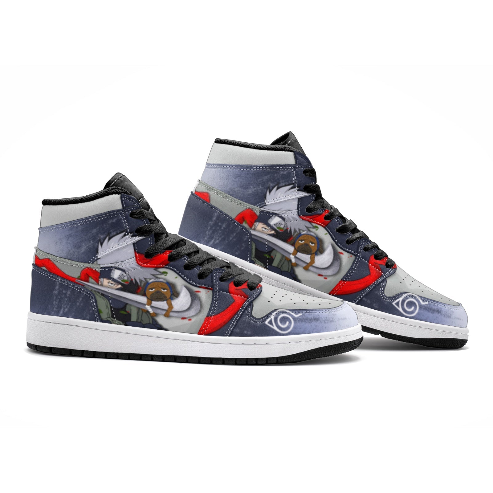 Kakashi Hatake Anbu Ninja V2 Mid 1 Basketball Shoes