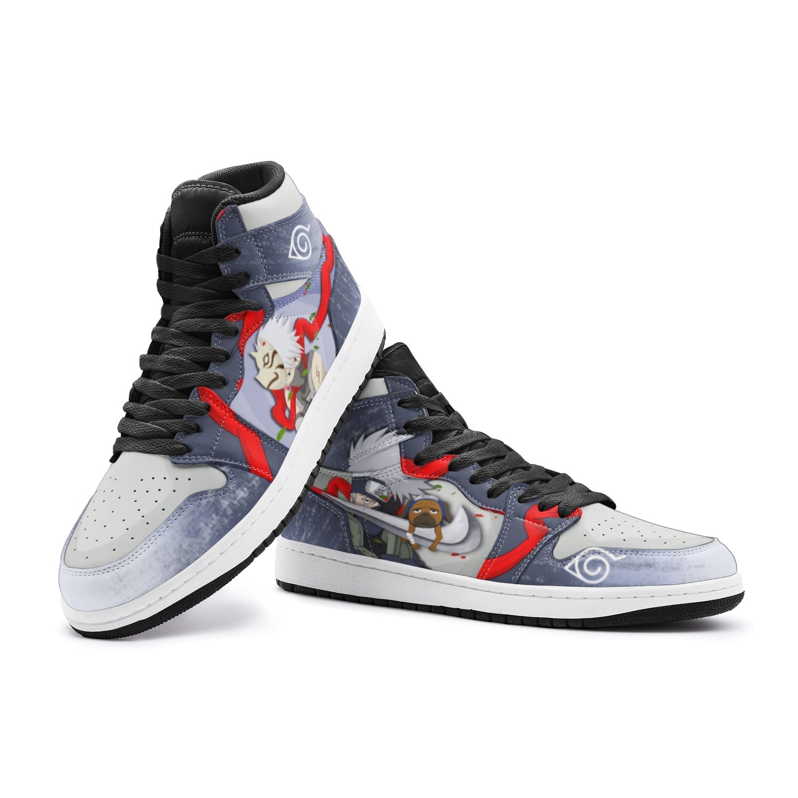 Kakashi Hatake Anbu Ninja V2 Mid 1 Basketball Shoes