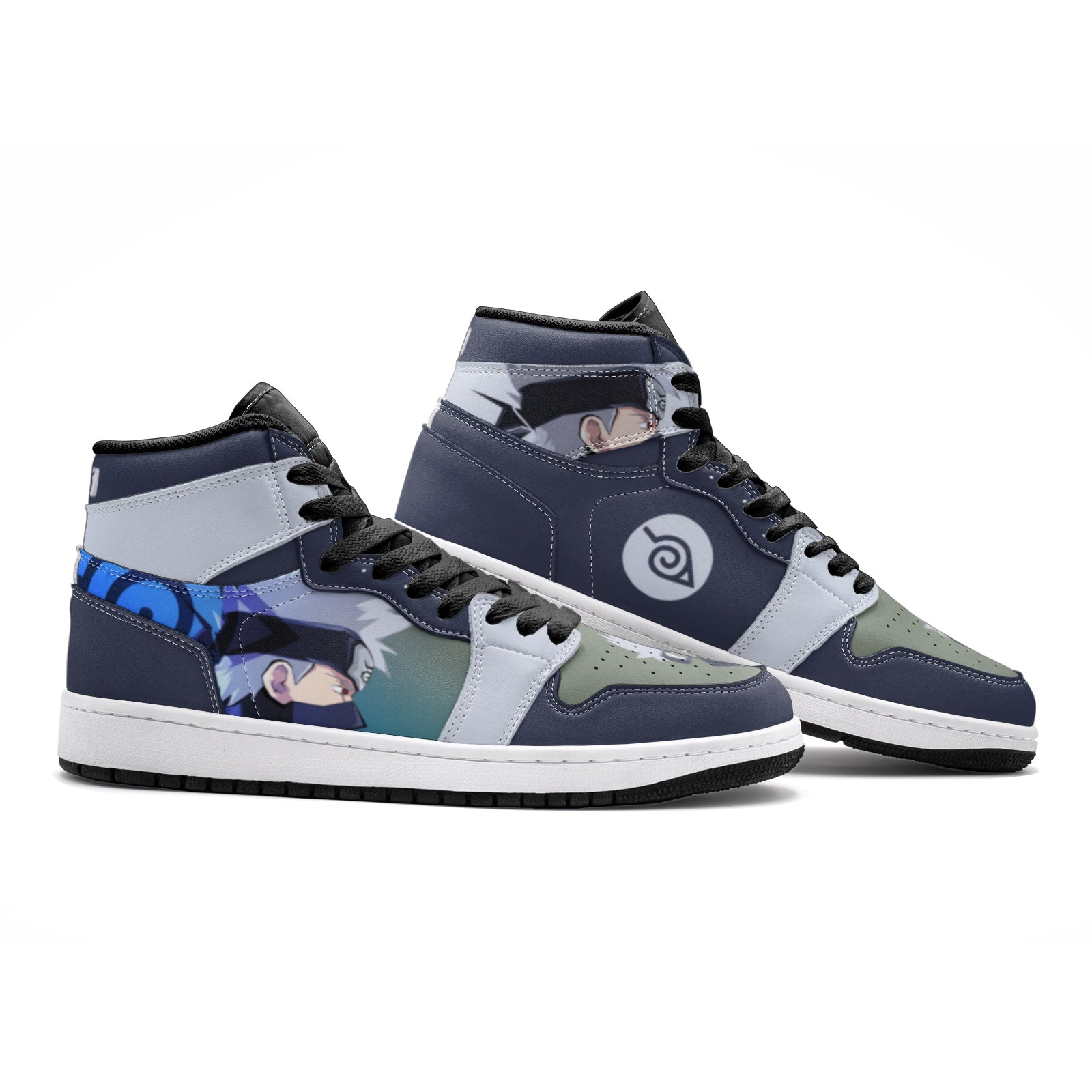 Kakashi Hatake Naruto V2 Mid 1 Basketball Shoes