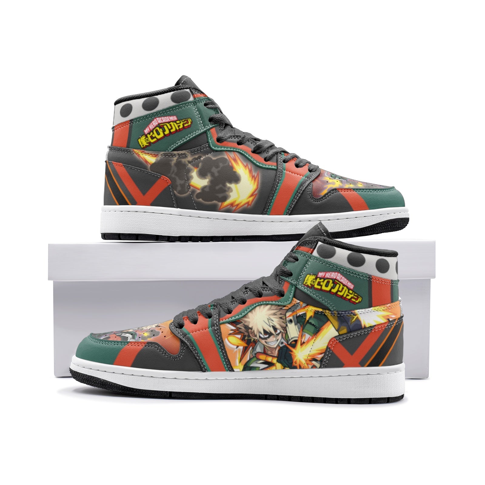 Katsuki Bakugo My Hero Academia 2 Mid 1 Basketball Shoes