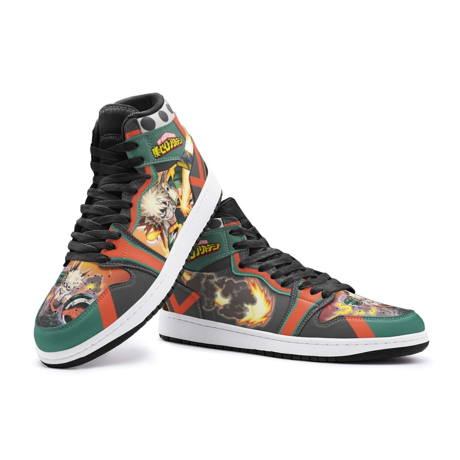 Katsuki Bakugo My Hero Academia 2 Mid 1 Basketball Shoes