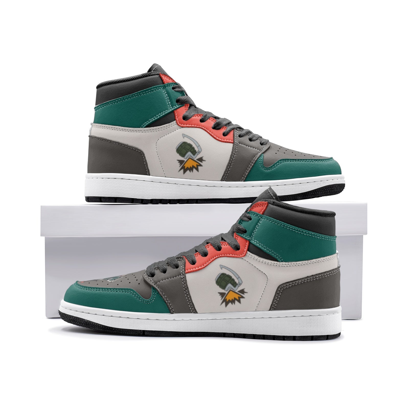 Katsuki Bakugo My Hero Academia V2 Mid 1 Basketball Shoes