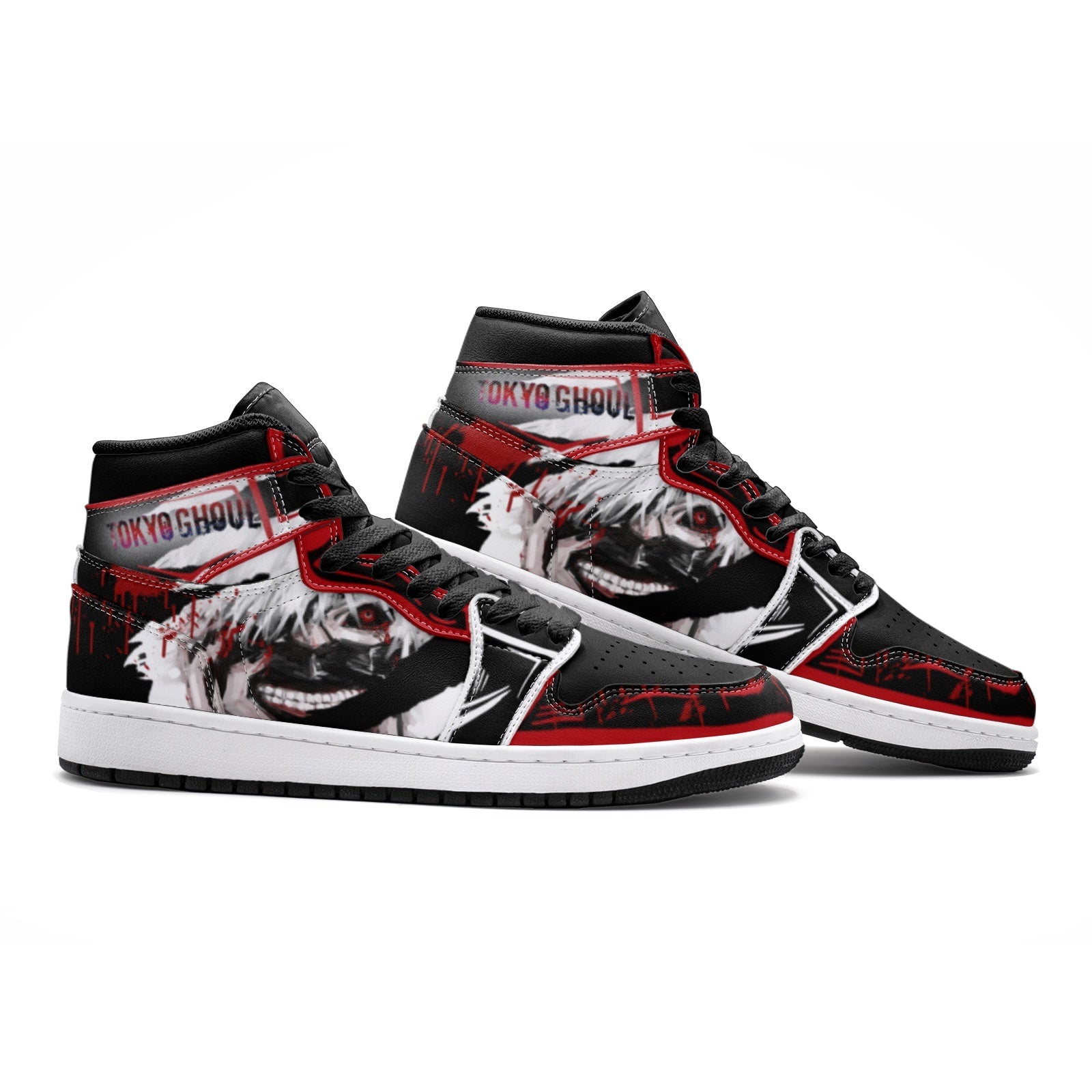 Ken Kaneki Tokyo Ghoul V3 Mid 1 Basketball Shoes