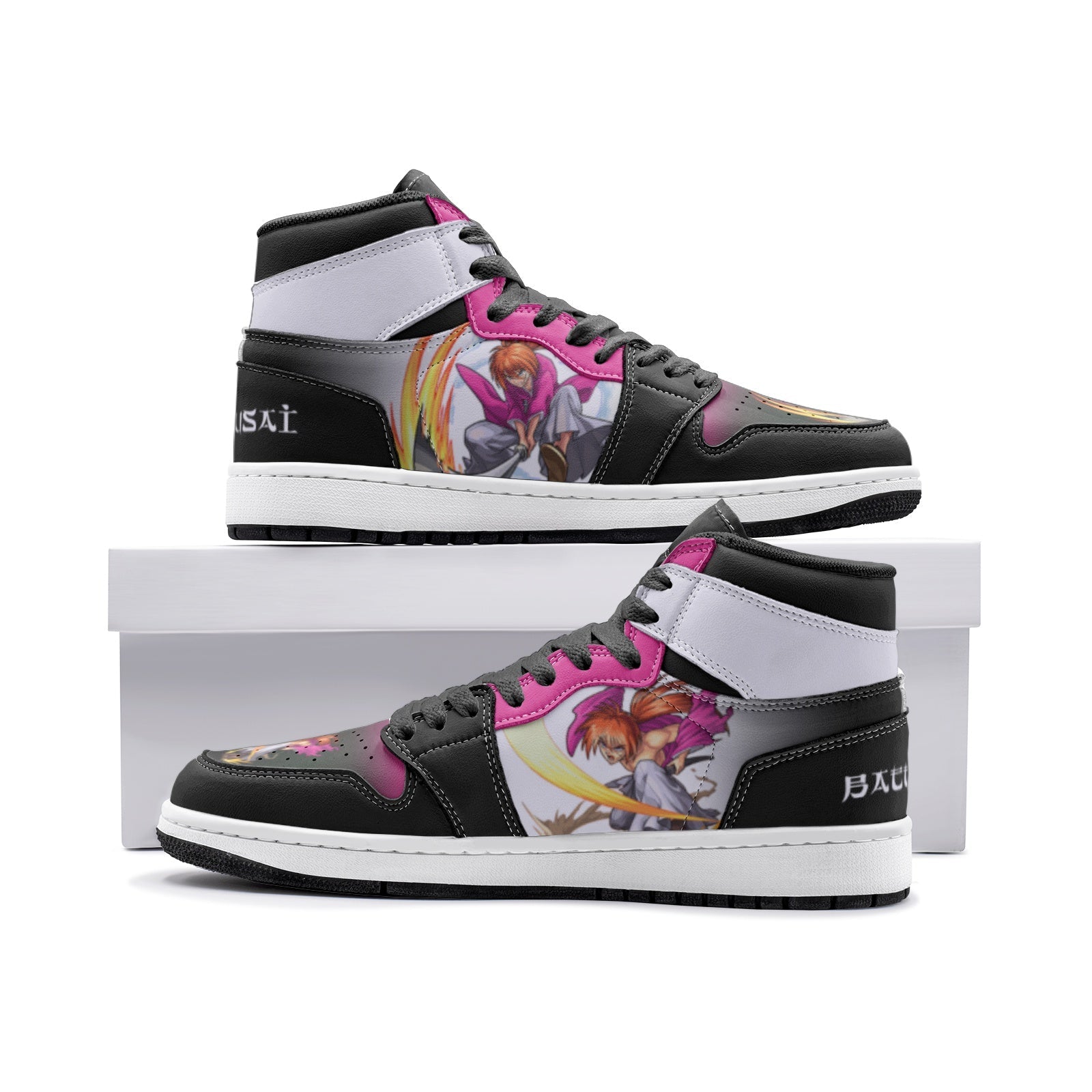 Kenshin Battousai Rurouni Kenshin Mid 1 Basketball Shoes