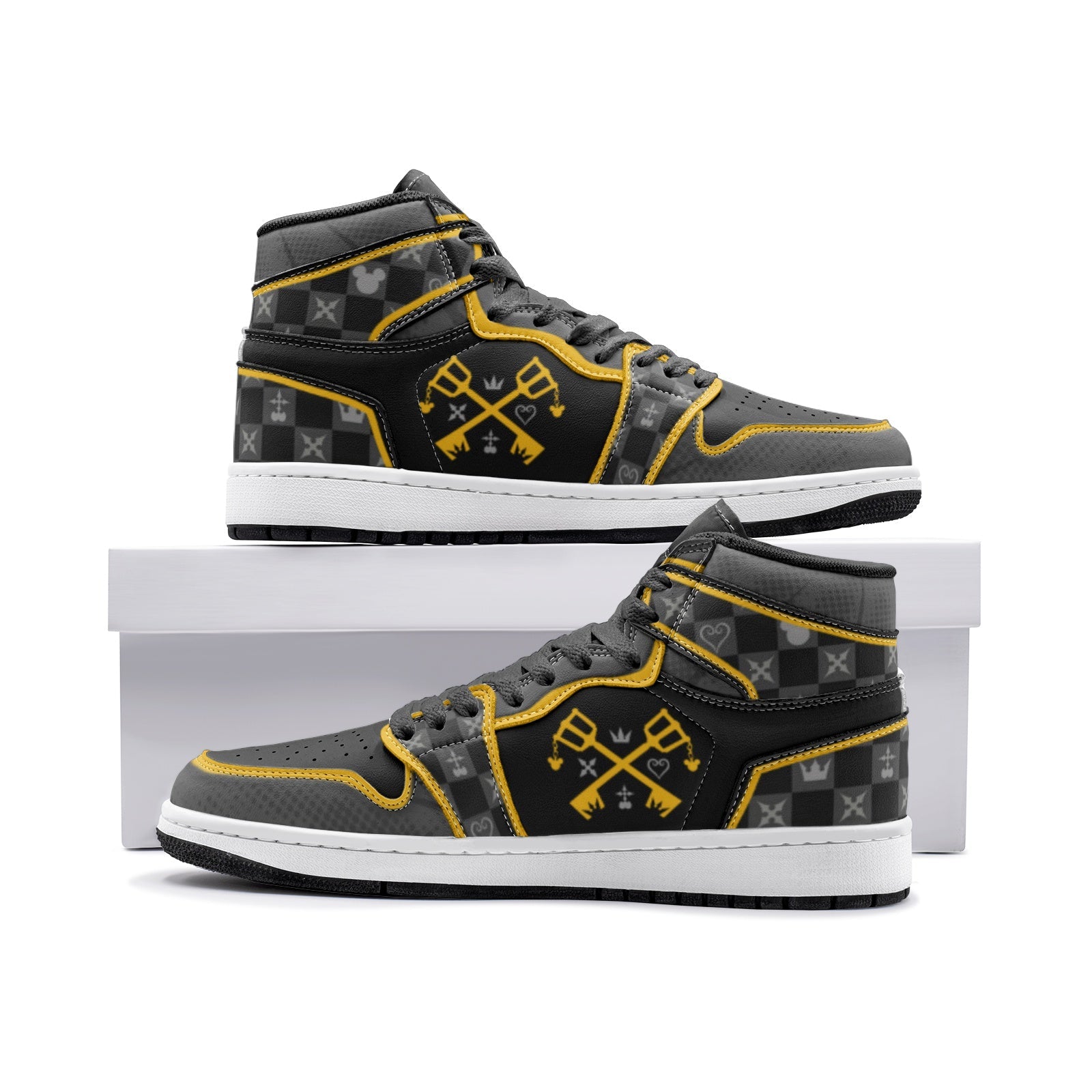 Kingdom Hearts V2 Mid 1 Basketball Shoes