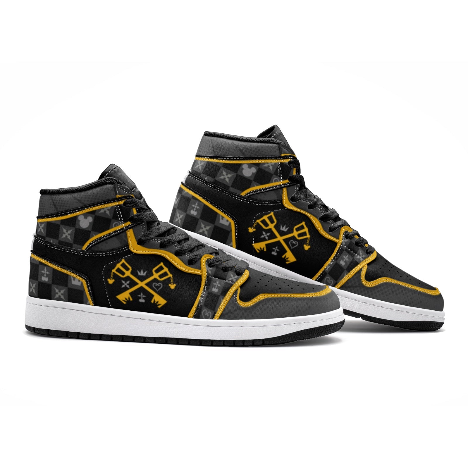 Kingdom Hearts V2 Mid 1 Basketball Shoes