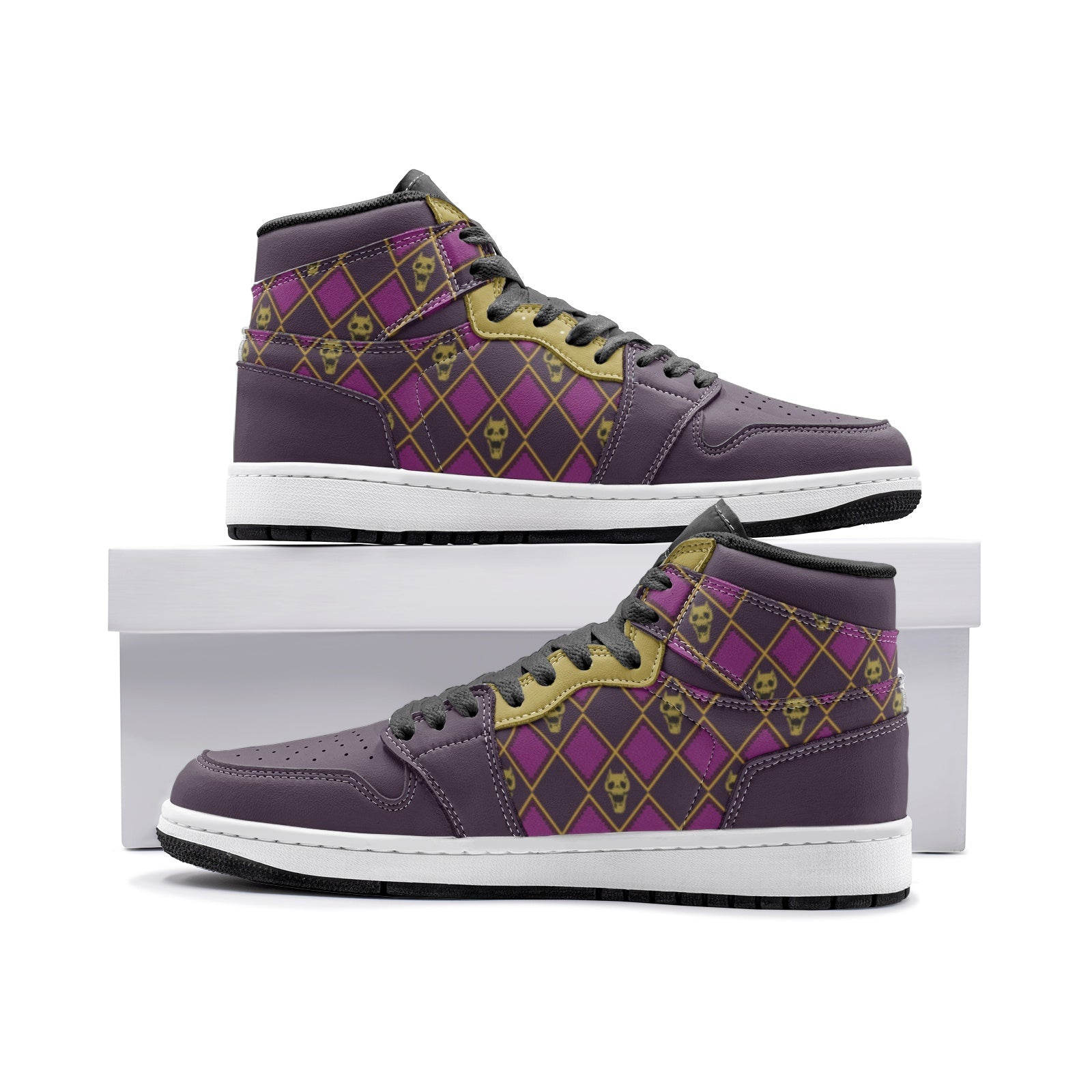Kira Yoshikage Killer Queen Jojo's Bizarre Adventure Mid 1 Basketball Shoes