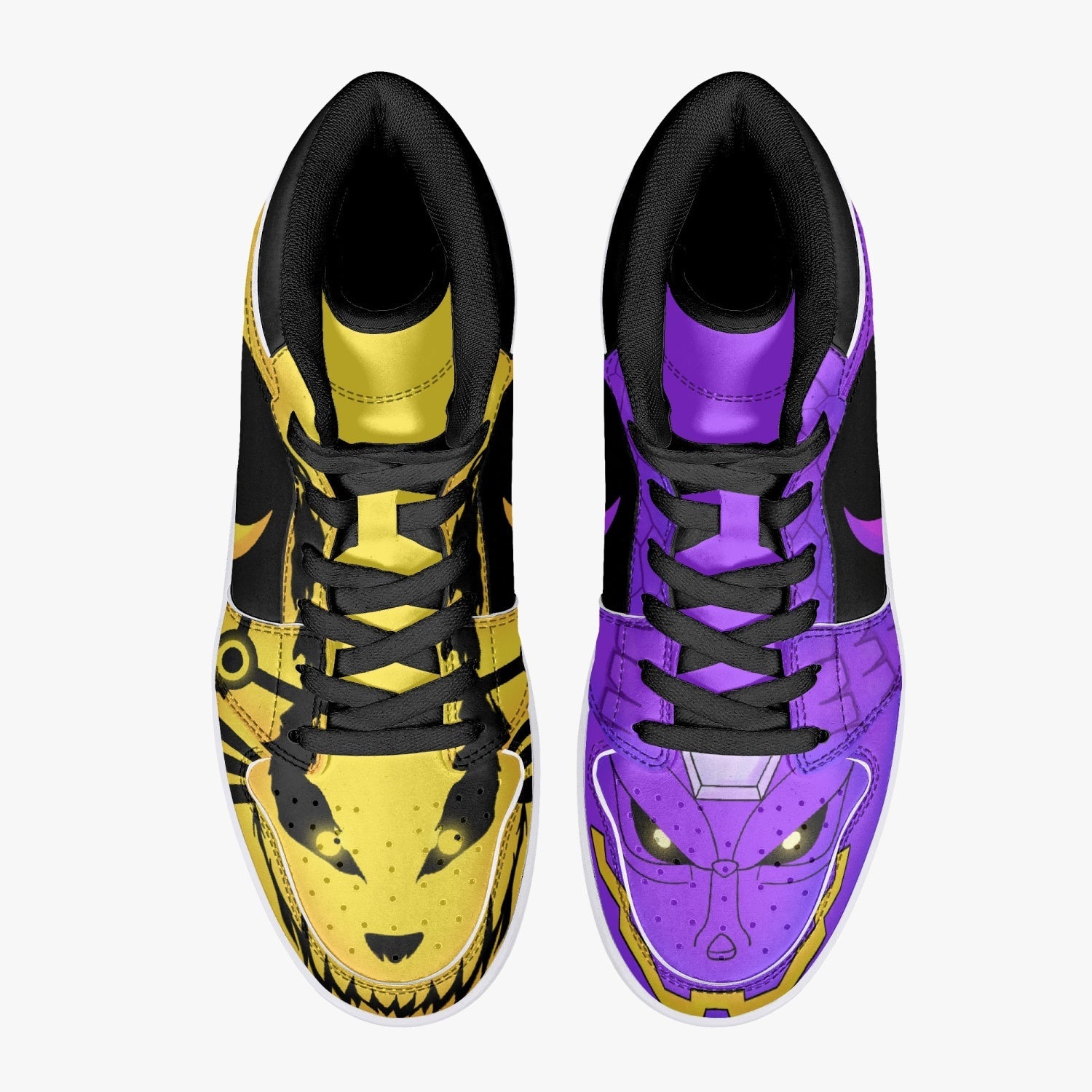 Kurama and Susano Naruto Mid 1 Basketball Shoes