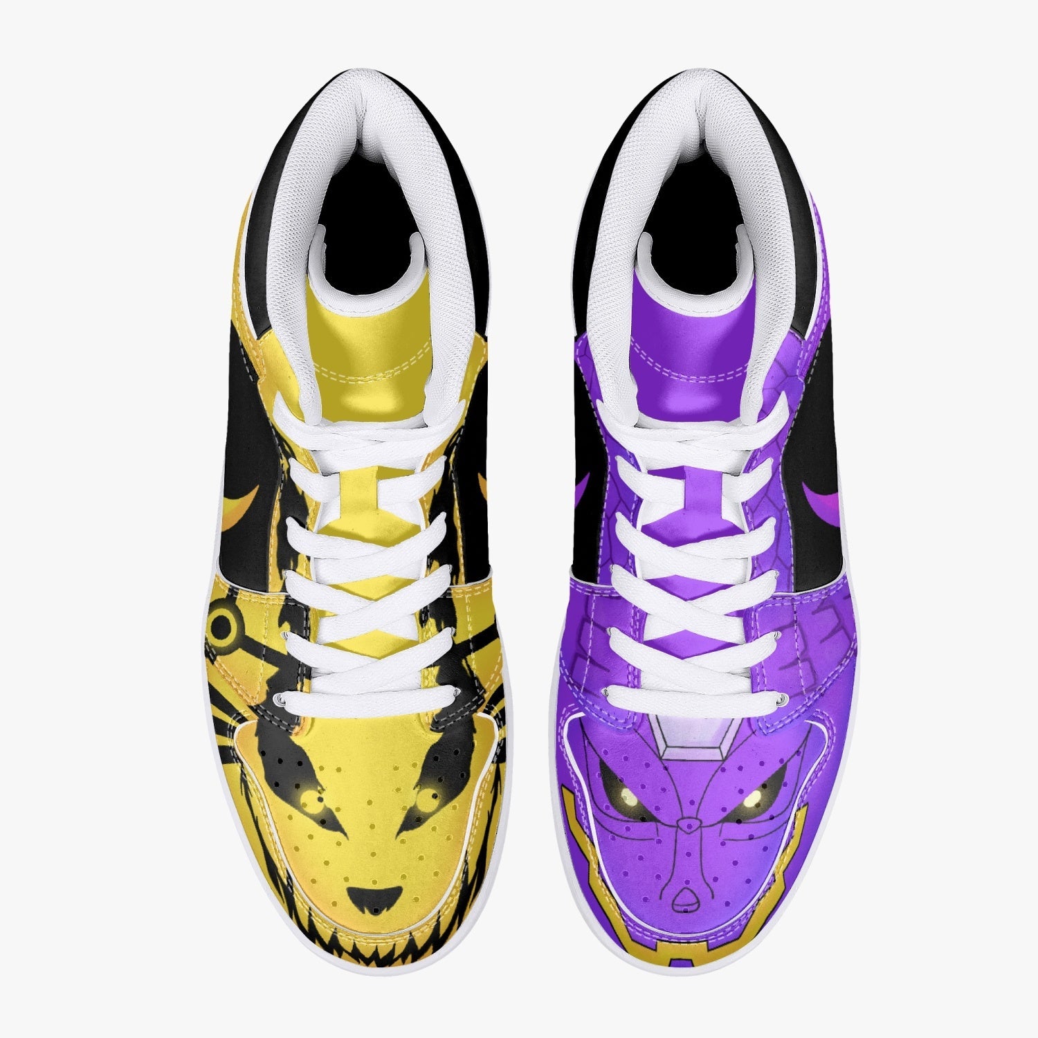 Kurama and Susano Naruto Mid 1 Basketball Shoes