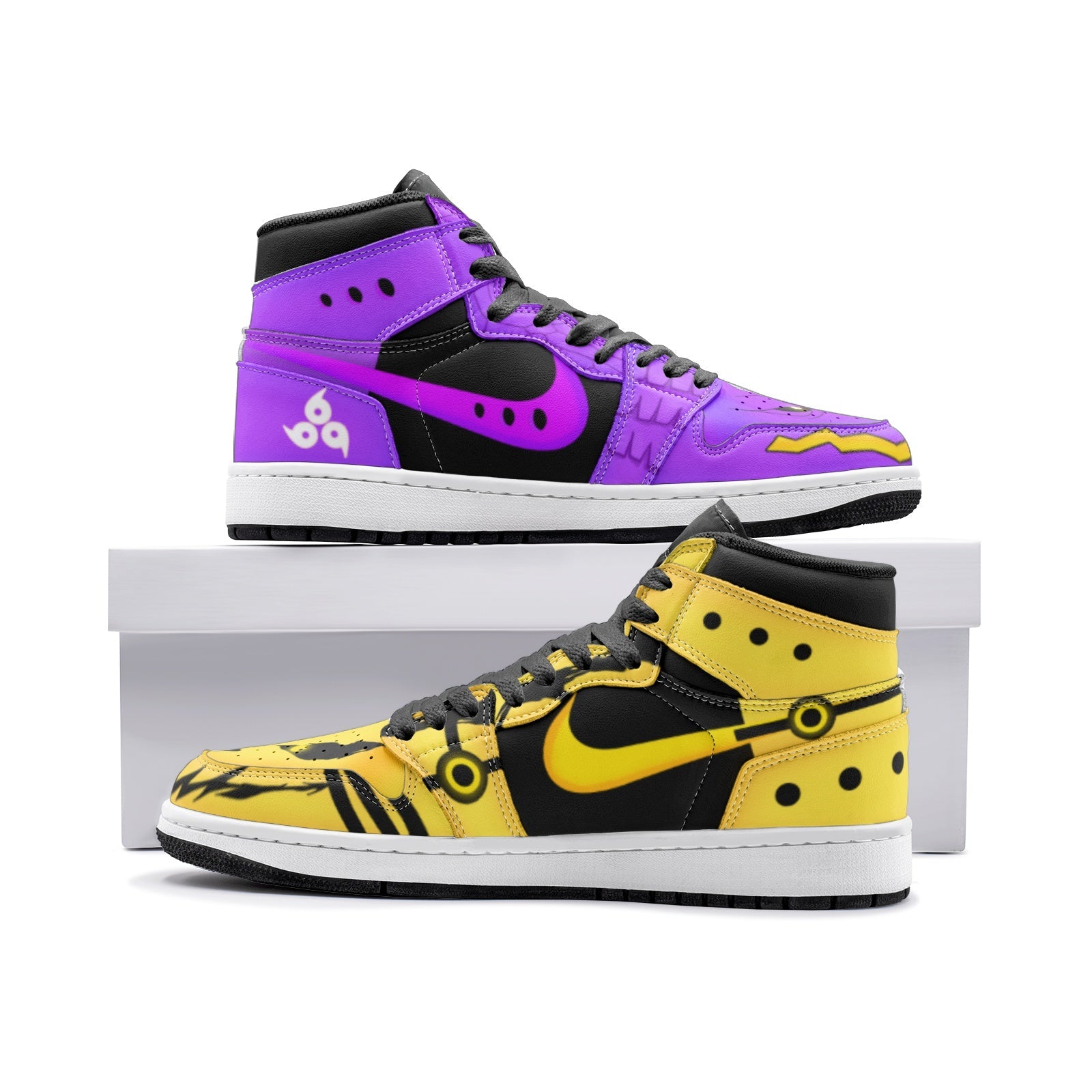 Kurama and Susano Naruto V2 Mid 1 Basketball Shoes