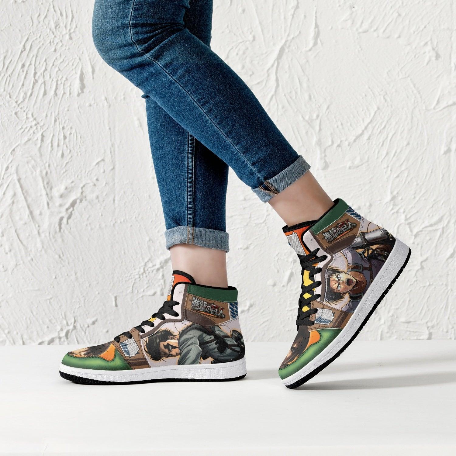 Levi Ackerman Attack on Titan Mid 1 Basketball Shoes