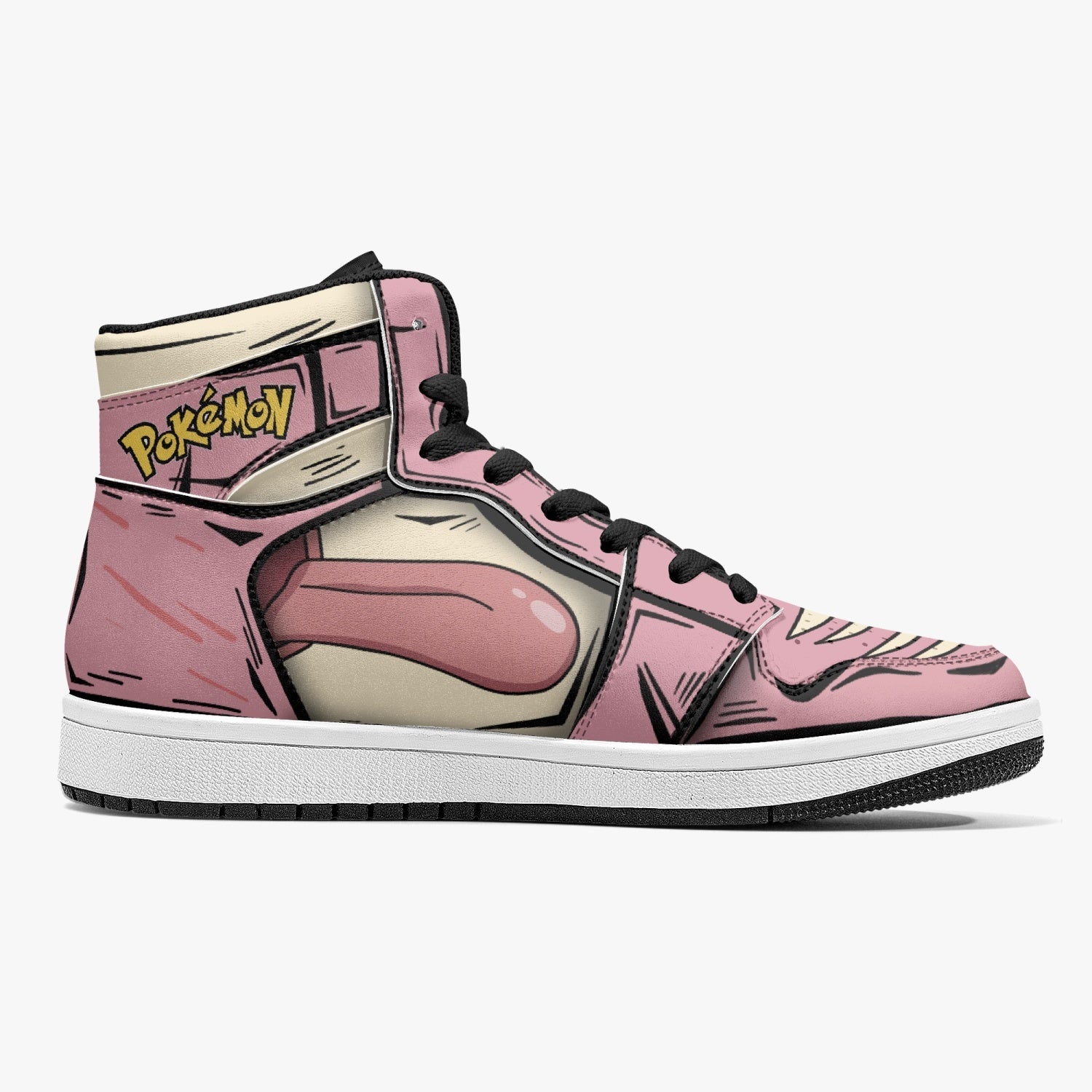 Lickitung Pokemon Mid 1 Basketball Shoes