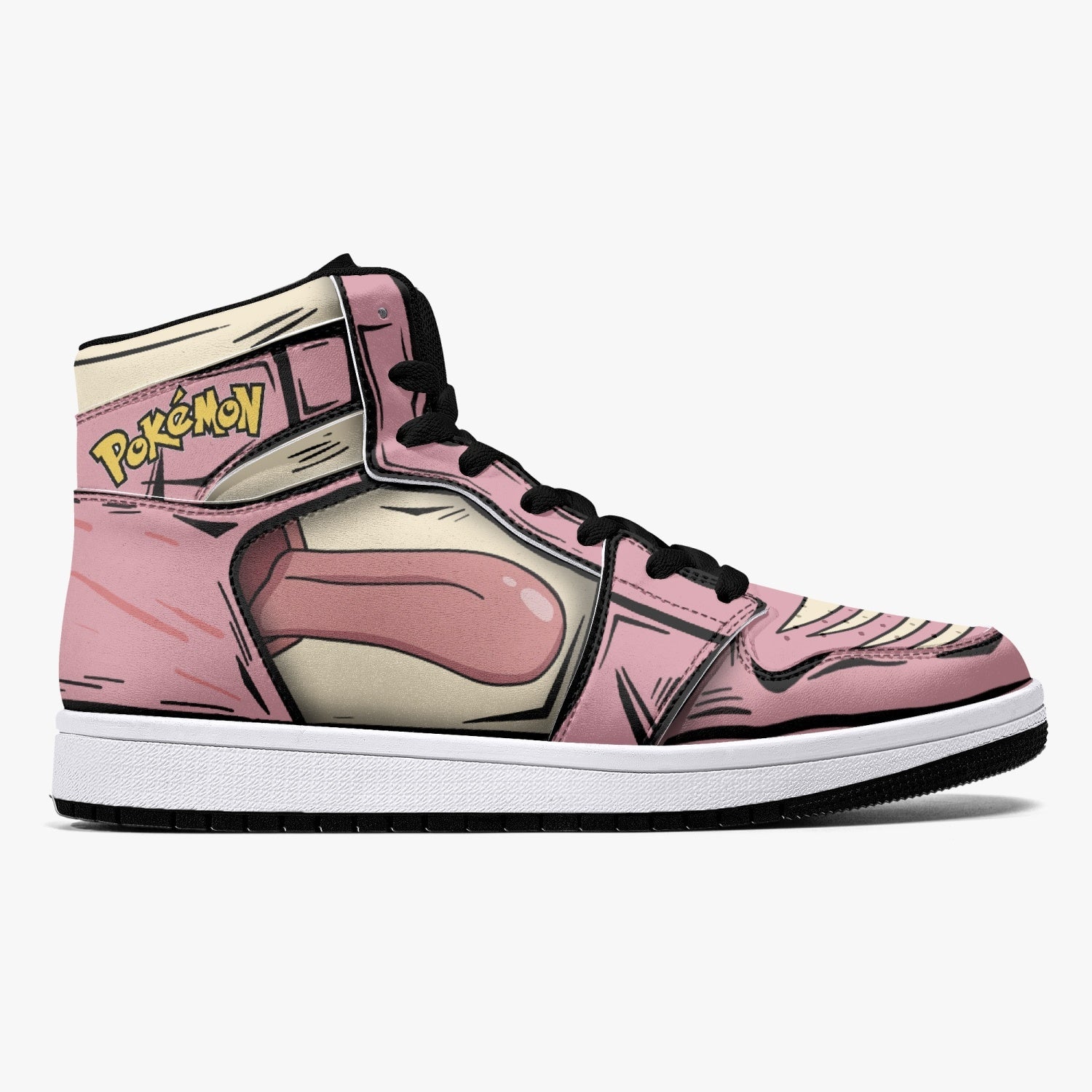 Lickitung Pokemon Mid 1 Basketball Shoes