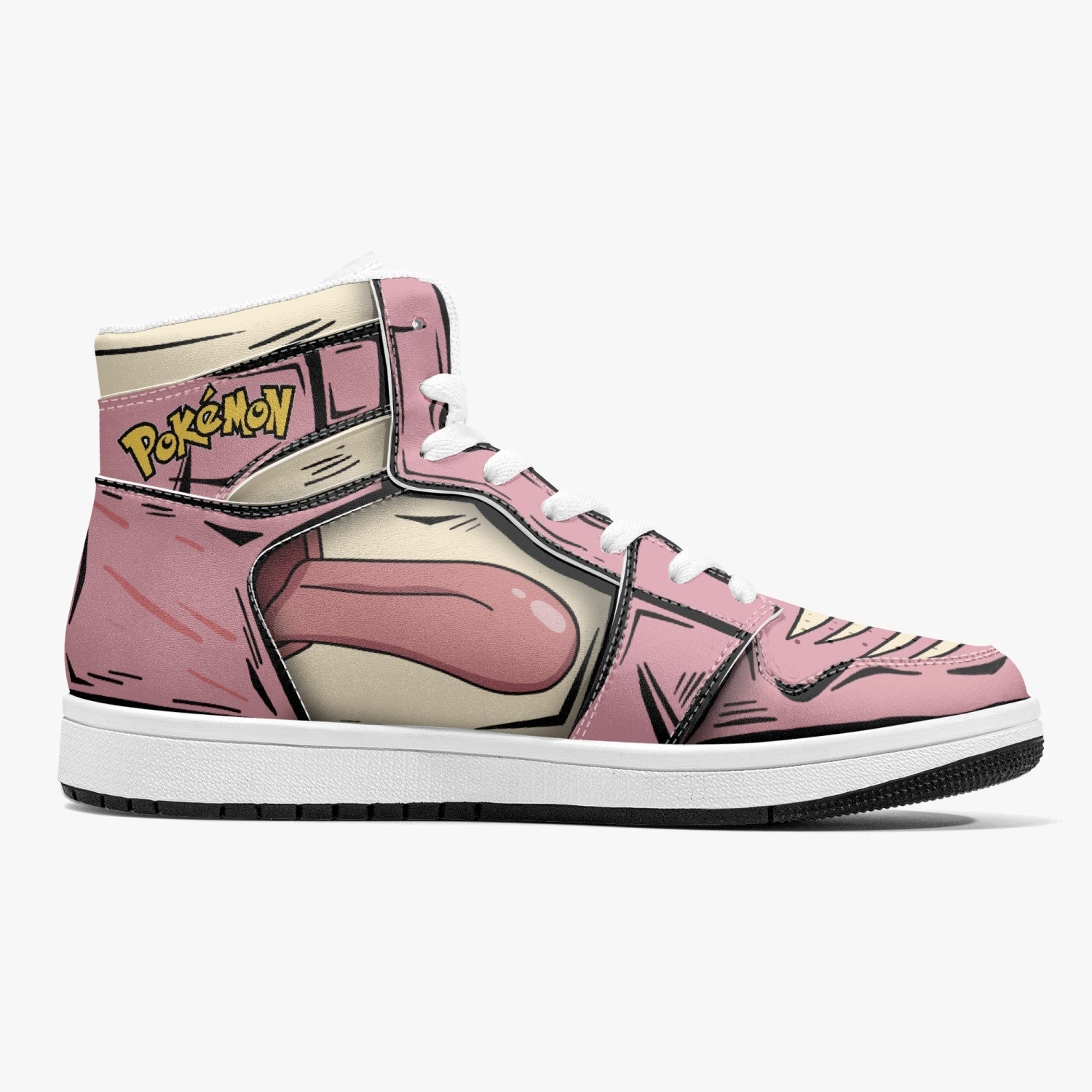 Lickitung Pokemon Mid 1 Basketball Shoes