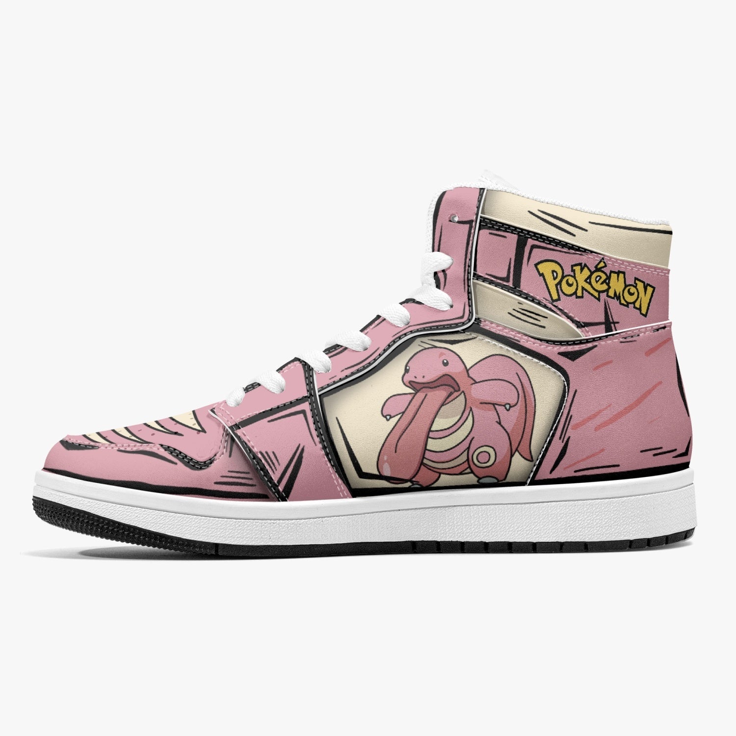 Lickitung Pokemon Mid 1 Basketball Shoes