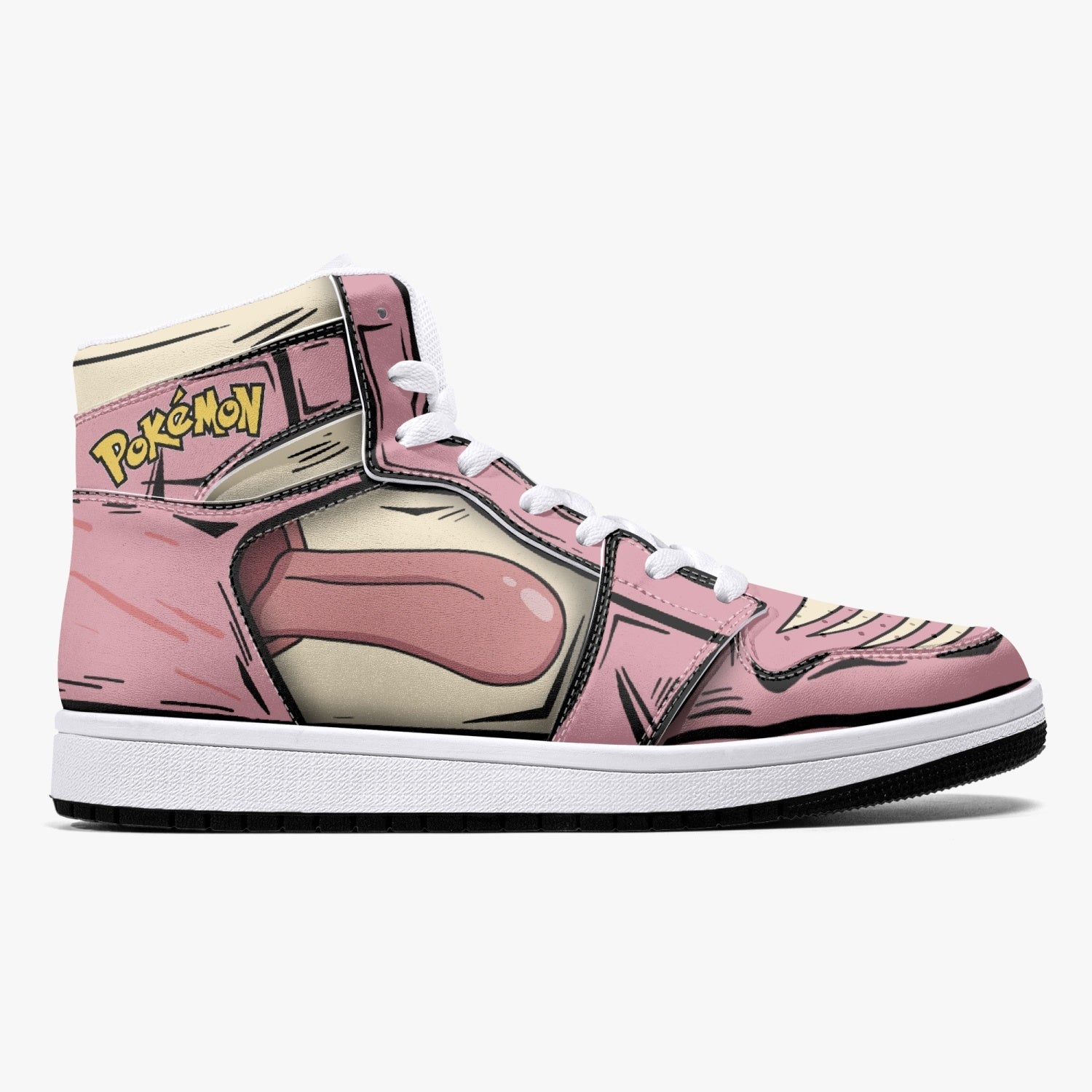 Lickitung Pokemon Mid 1 Basketball Shoes