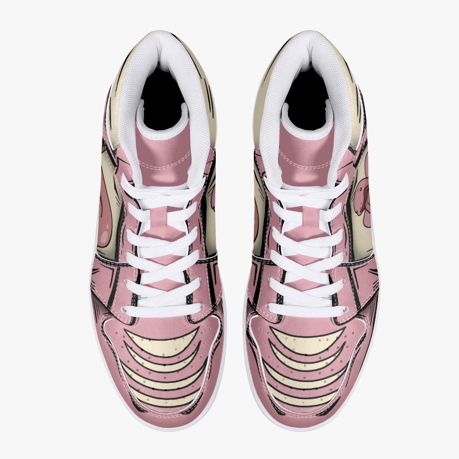 Lickitung Pokemon Mid 1 Basketball Shoes